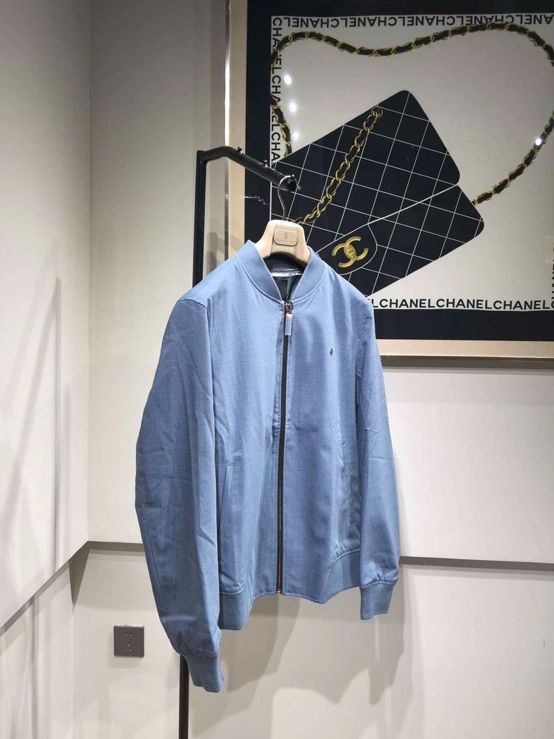 Givenchy Givenchy Heather blue textured jacket, wool Size US M / EU 48-50 / 2 - 2 Thumbnail