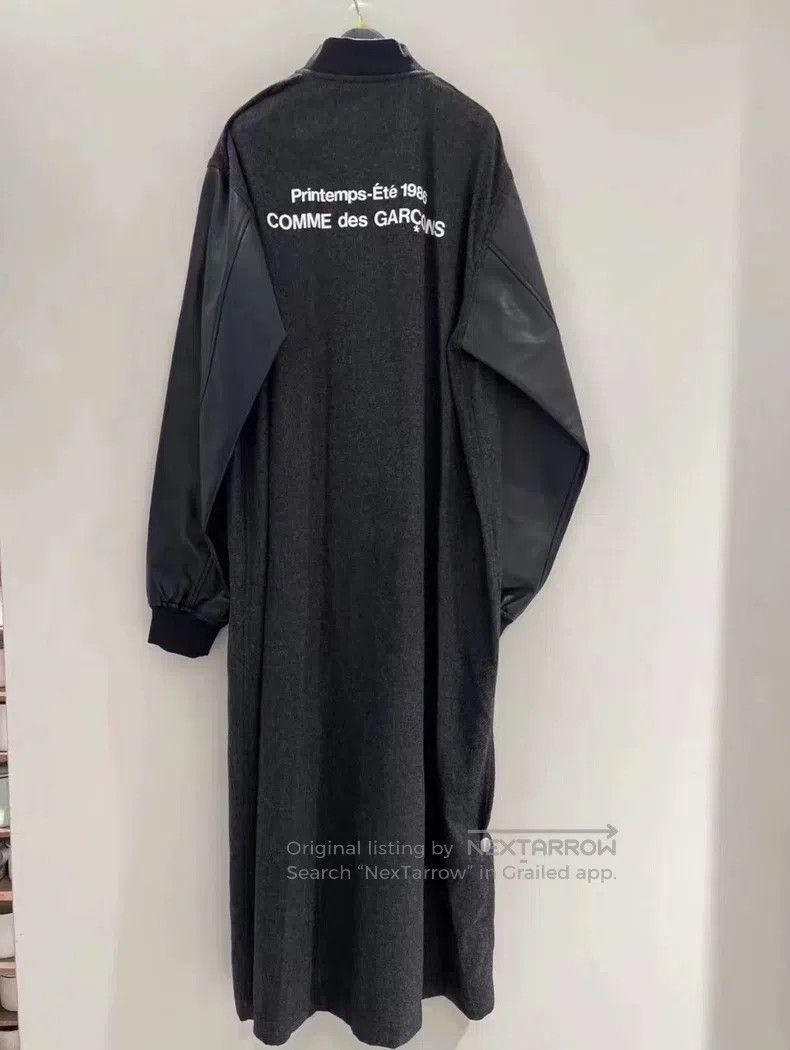 Comme des Garcons Comme Des Garcons Long Wool and Leather Sleeve Staff Overc Size S / US 4 / IT 40 - 1 Thumbnail