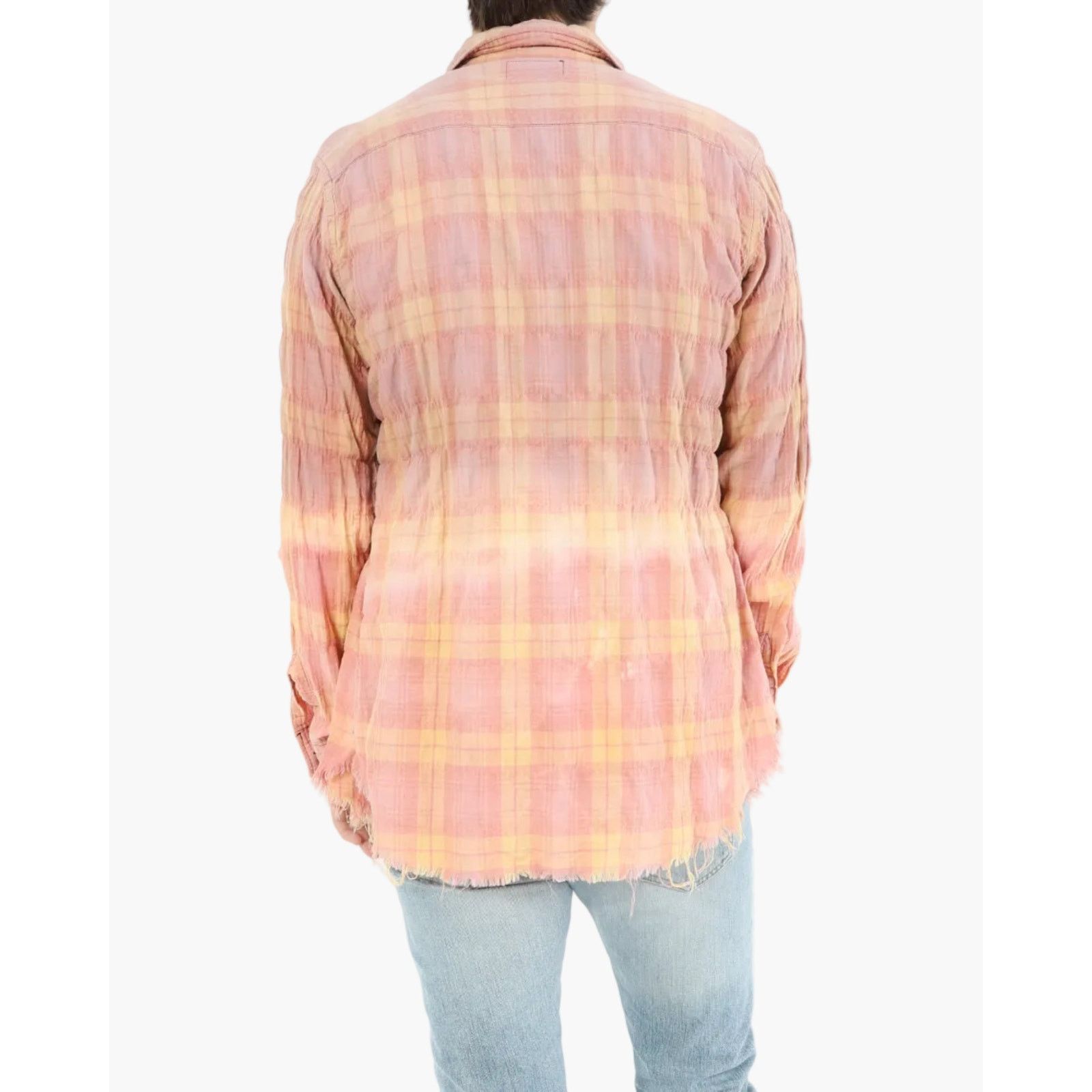 Saint Laurent Paris SS16 Bleached Flannel in Full Orange Size US XL / EU 56 / 4 - 2 Thumbnail