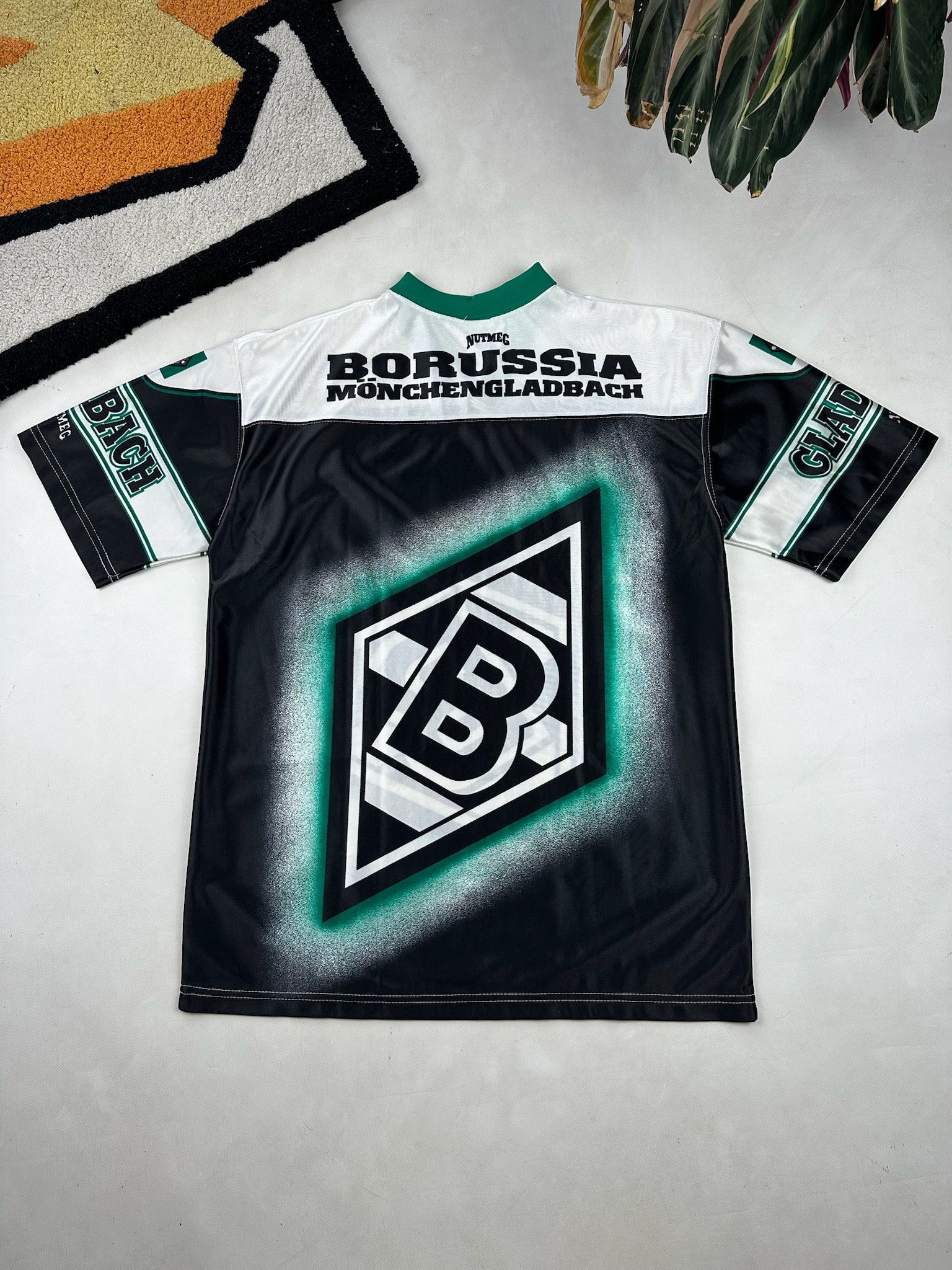 Nutmeg Vintage 90s Borussia Monchengladbach Soccer Jersey Blokecore Size US M / EU 48-50 / 2 - 9 Thumbnail