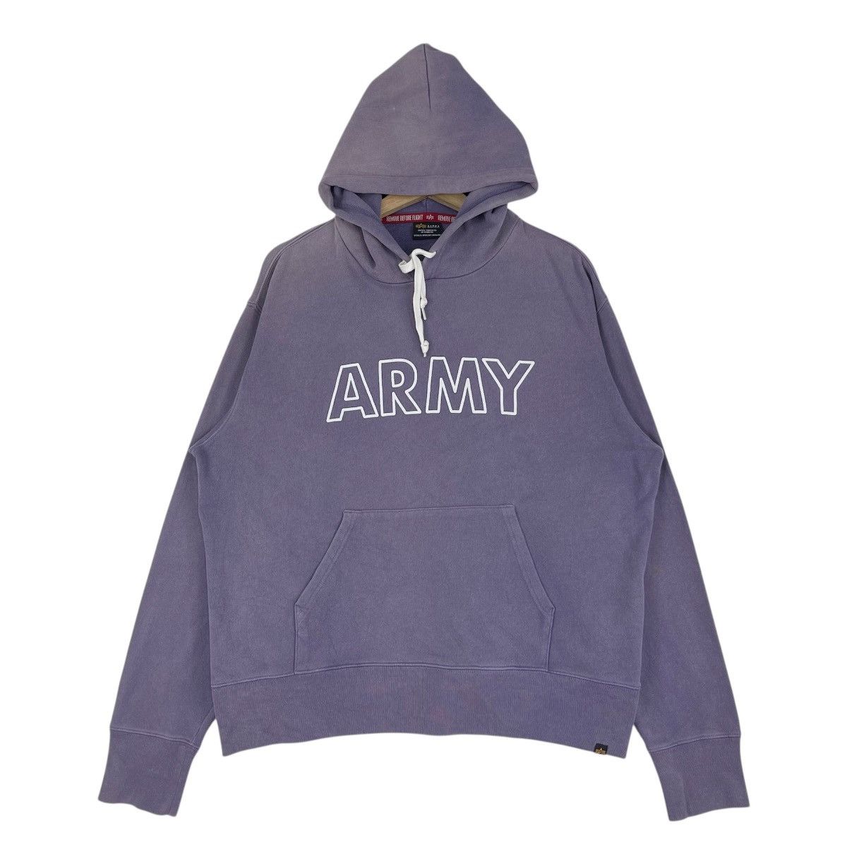 Alpha Industries Vintage Alpha Industries Army Hoodie Size US XL / EU 56 / 4 - 1 Thumbnail
