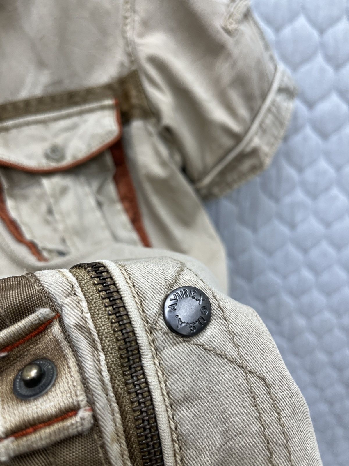 Avirex 🔥STEALS🔥 AVIREX MILITARY ZIPPER SHIRTS Size US M / EU 48-50 / 2 - 16 Thumbnail