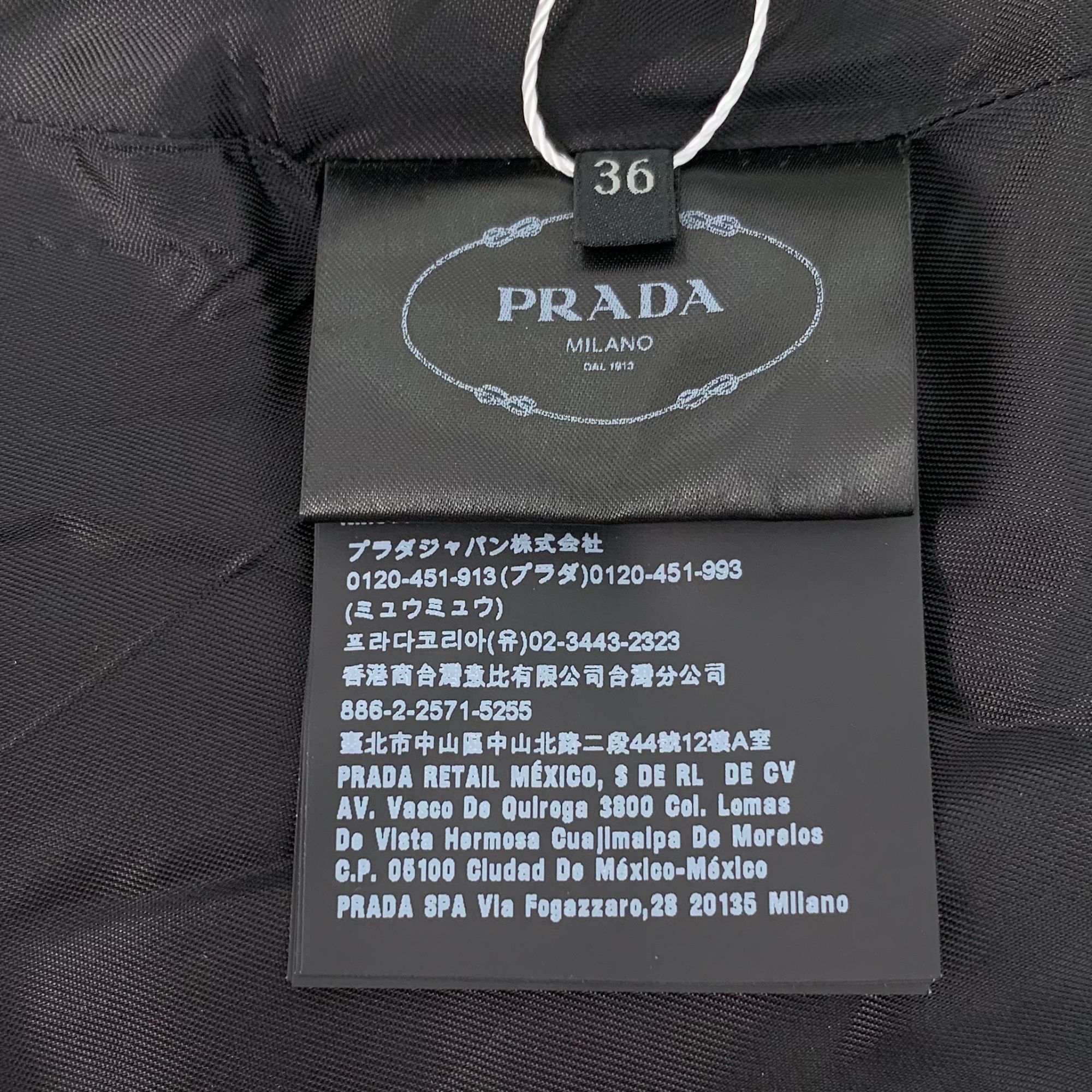 Prada Prada Black Triangle Logo Sleeveless Crew Neck Dress (Size X Size XS / US 0-2 / IT 36-38 - 5 Thumbnail