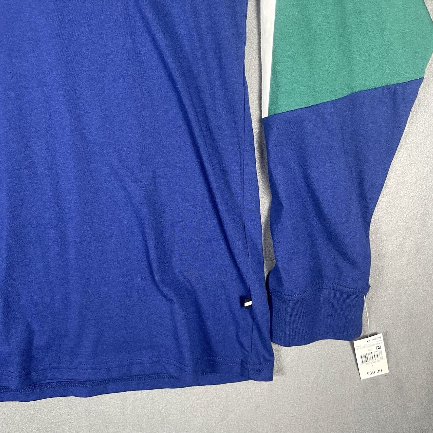 ASH Edgar + Ash Shirt Long Sleeve Large Blue Green White NWT Preppy Casual Mens Size US L / EU 52-54 / 3 - 4 Thumbnail