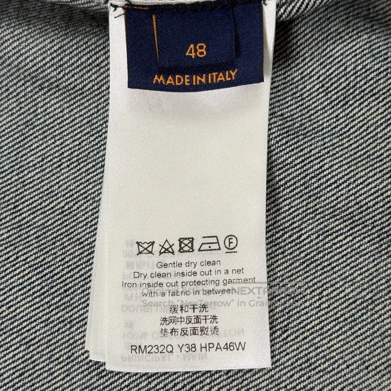 Louis Vuitton Louis Vuitton Dark blue lumberjack denim jacket Size US M / EU 48-50 / 2 - 4 Thumbnail