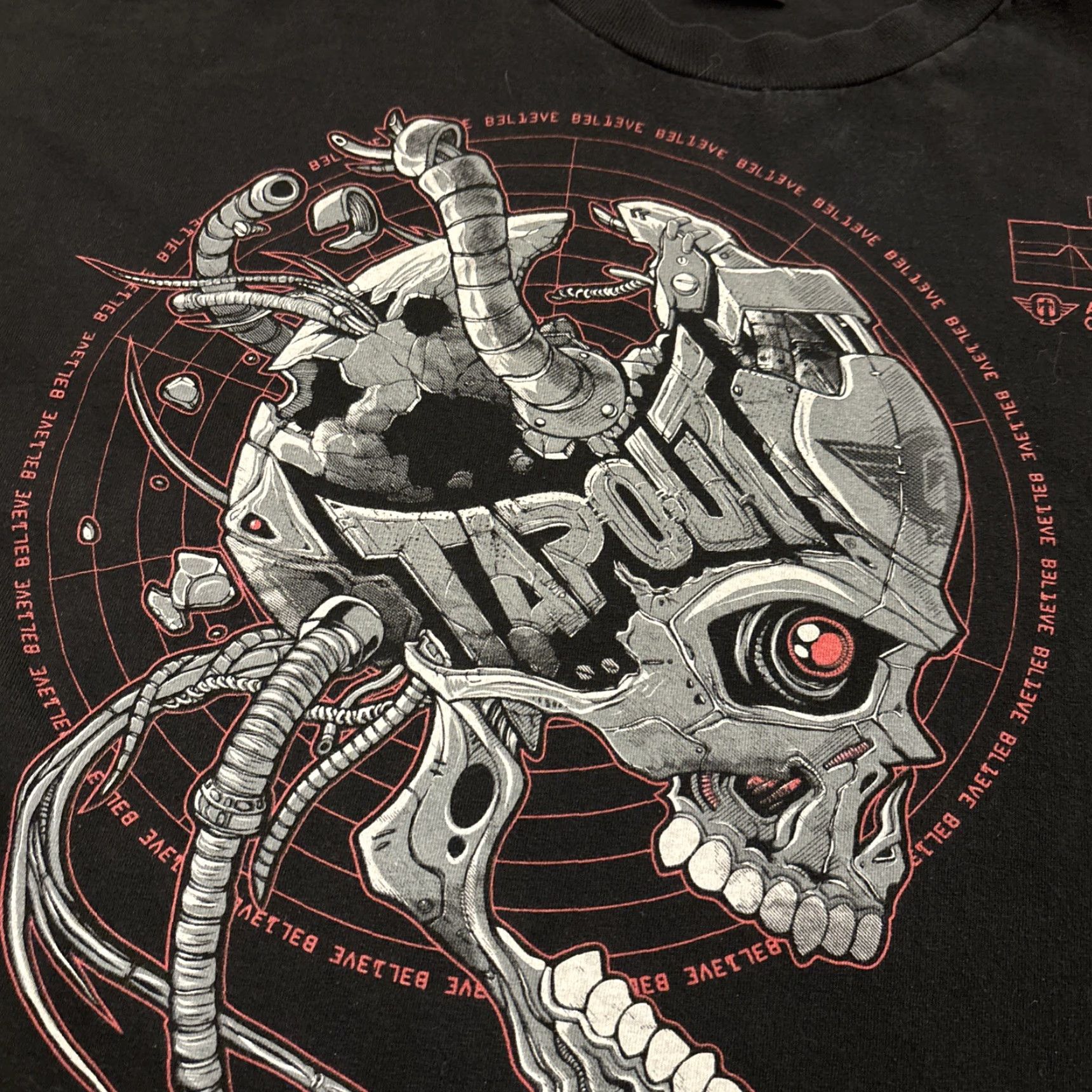 Tapout VINTAGE Tapout MMA UFC T-Shirt Skull Robotic Black 3XL Men XXXL Size US XXL / EU 58 / 5 - 3 Thumbnail