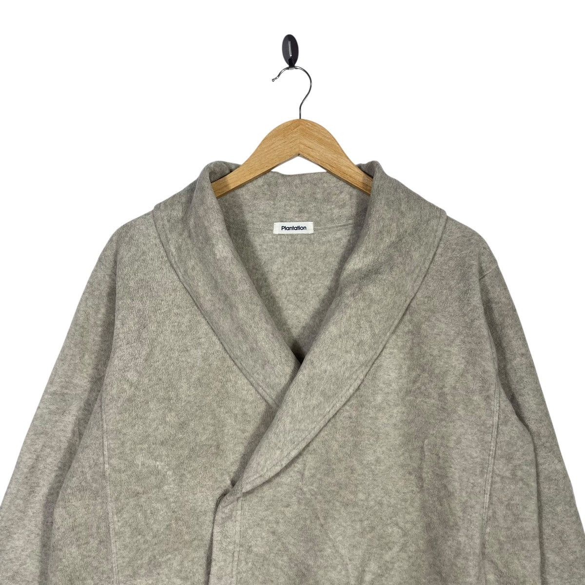 Issey Miyake Plantation Issey Miyake Shawl Collar Coat Grey Minimalist Size US M / EU 48-50 / 2 - 2 Thumbnail