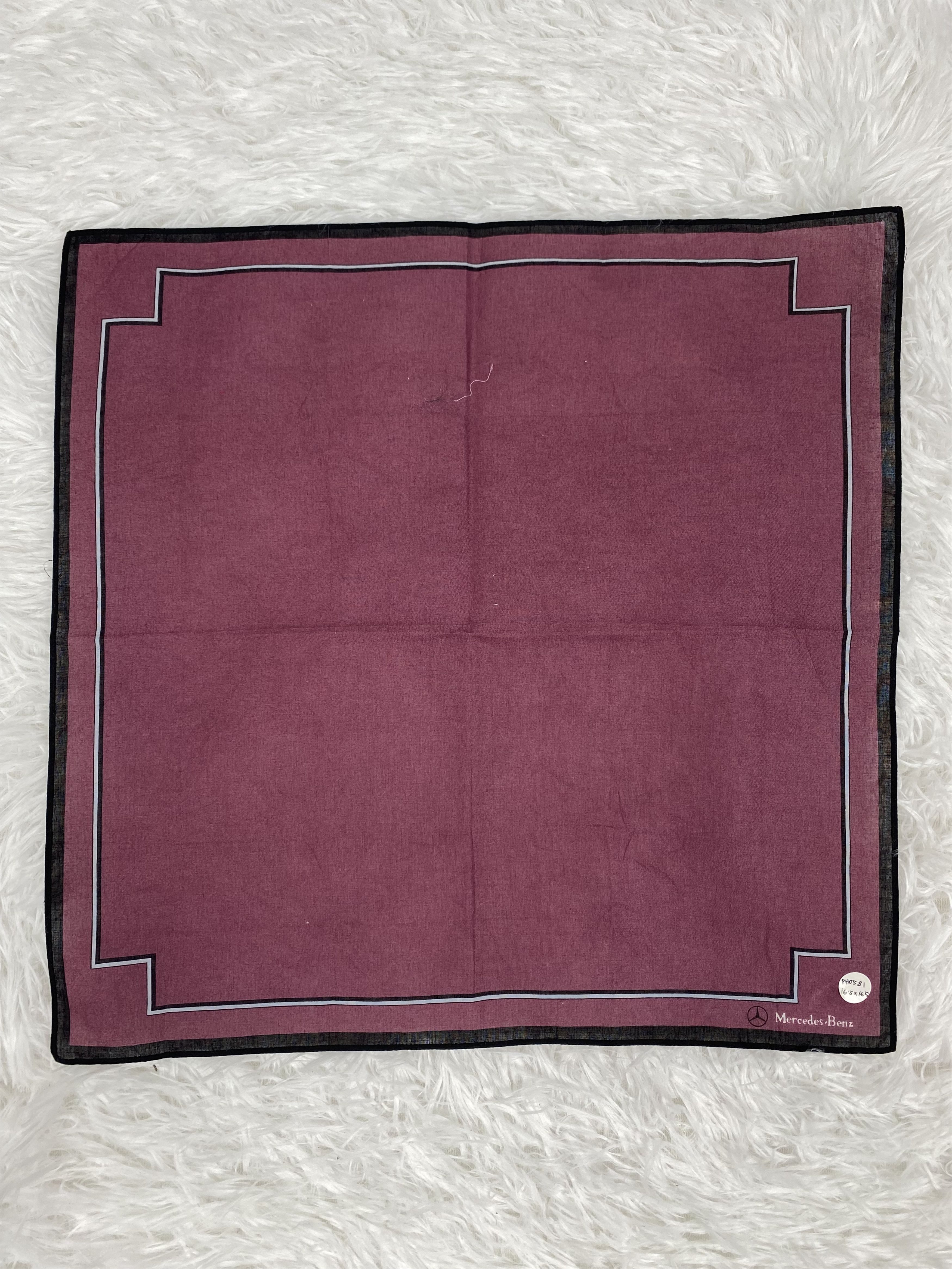 Mercedes-Benz Vintage Mercedes Benz Handkerchief Neckerchief PH0581 Size ONE SIZE - 3 Thumbnail