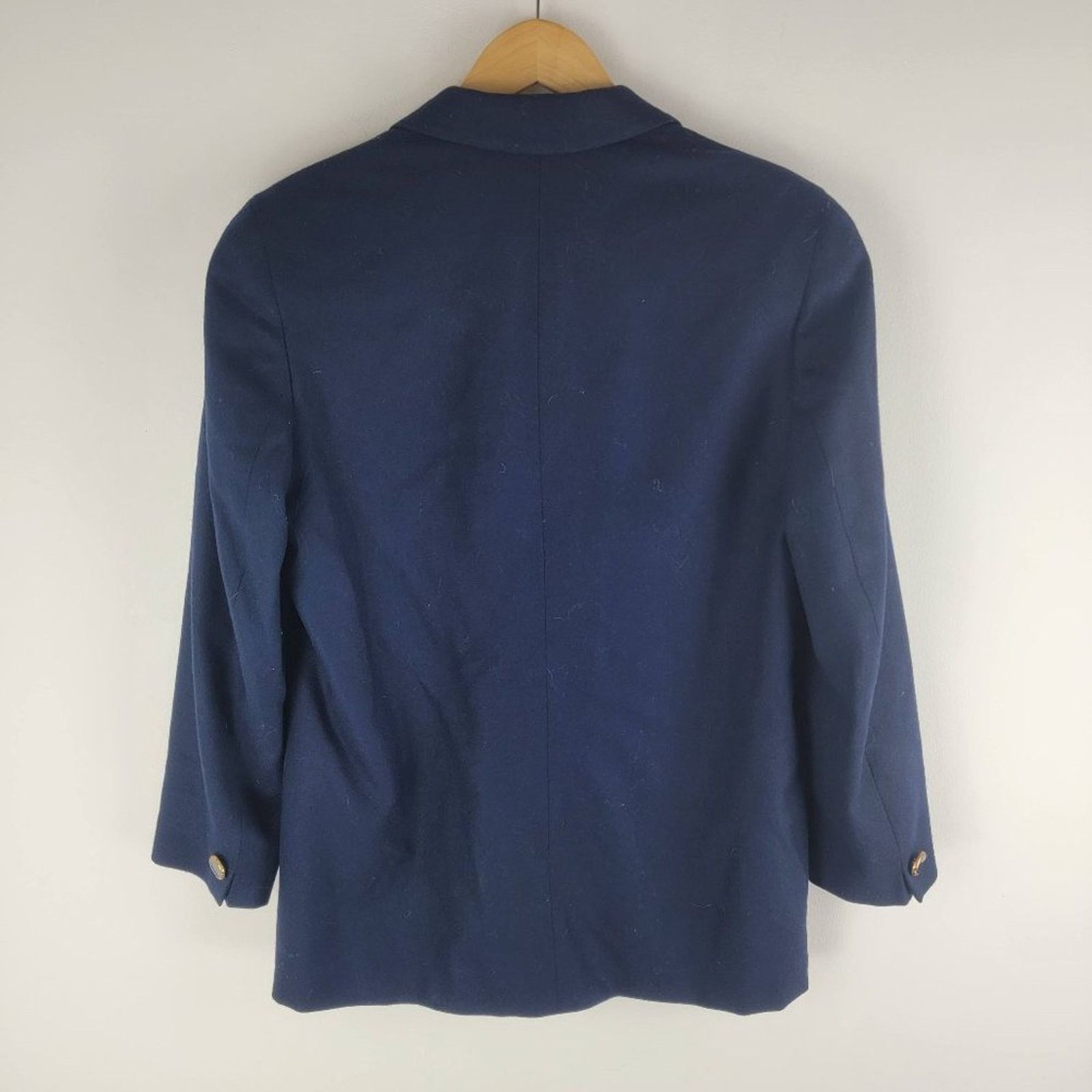 Pendleton Vintage Pendleton One Button Virgin Wool Blazer Blue 12 Size XL / US 12-14 / IT 48-50 - 8 Thumbnail
