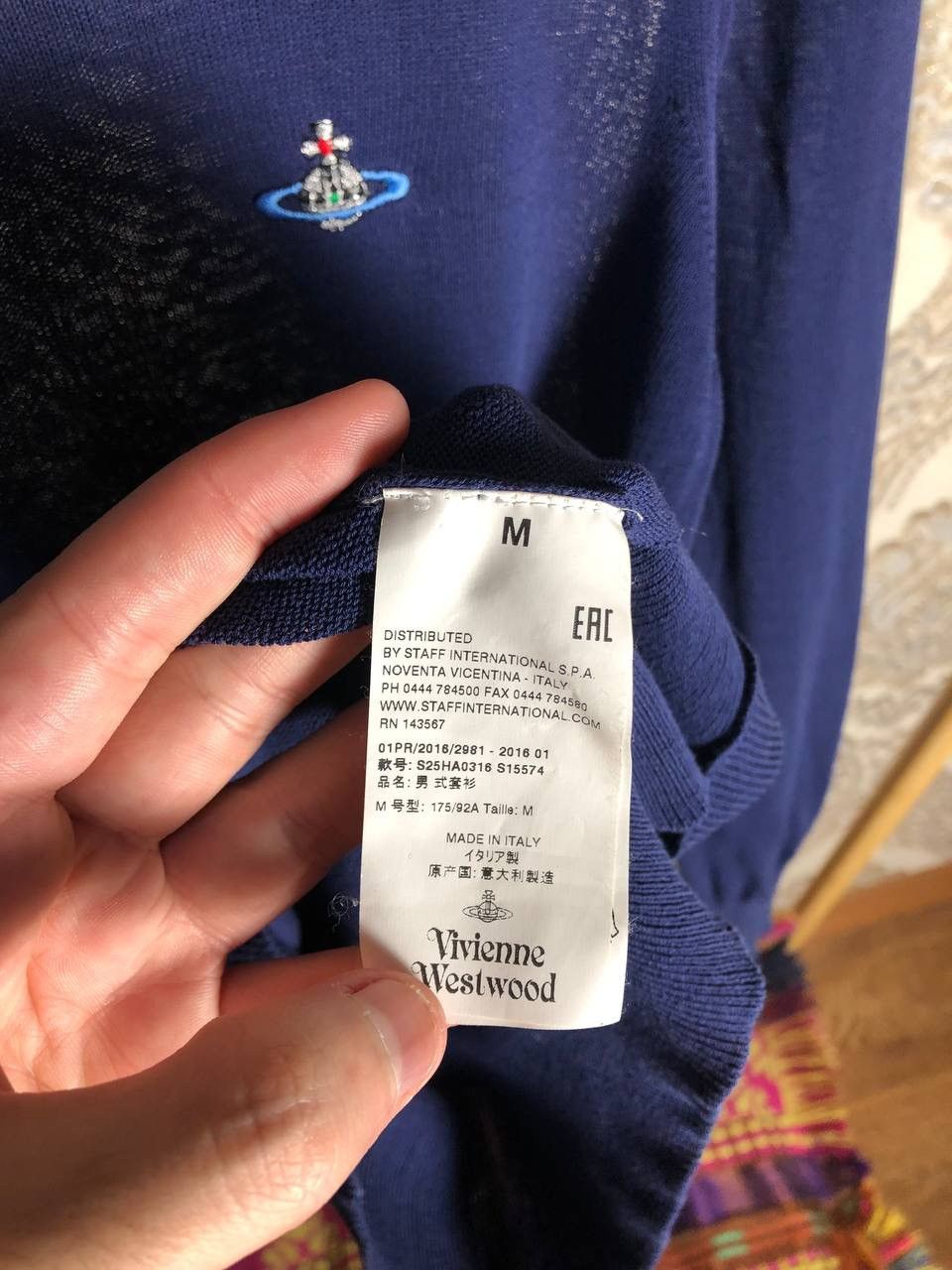 Vivienne Westwood VIVIENNE WESTWOOD ITALIAN DESIGNER CASUAL SWEATER LIGHT Size US M / EU 48-50 / 2 - 4 Thumbnail