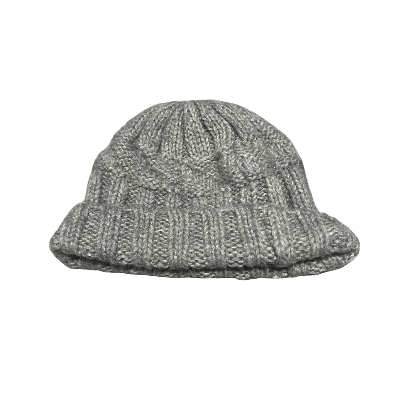 Other Aerie Grey Cable Knit Wool Alpaca Blend Beanie Hat One Size Size ONE SIZE - 1 Thumbnail