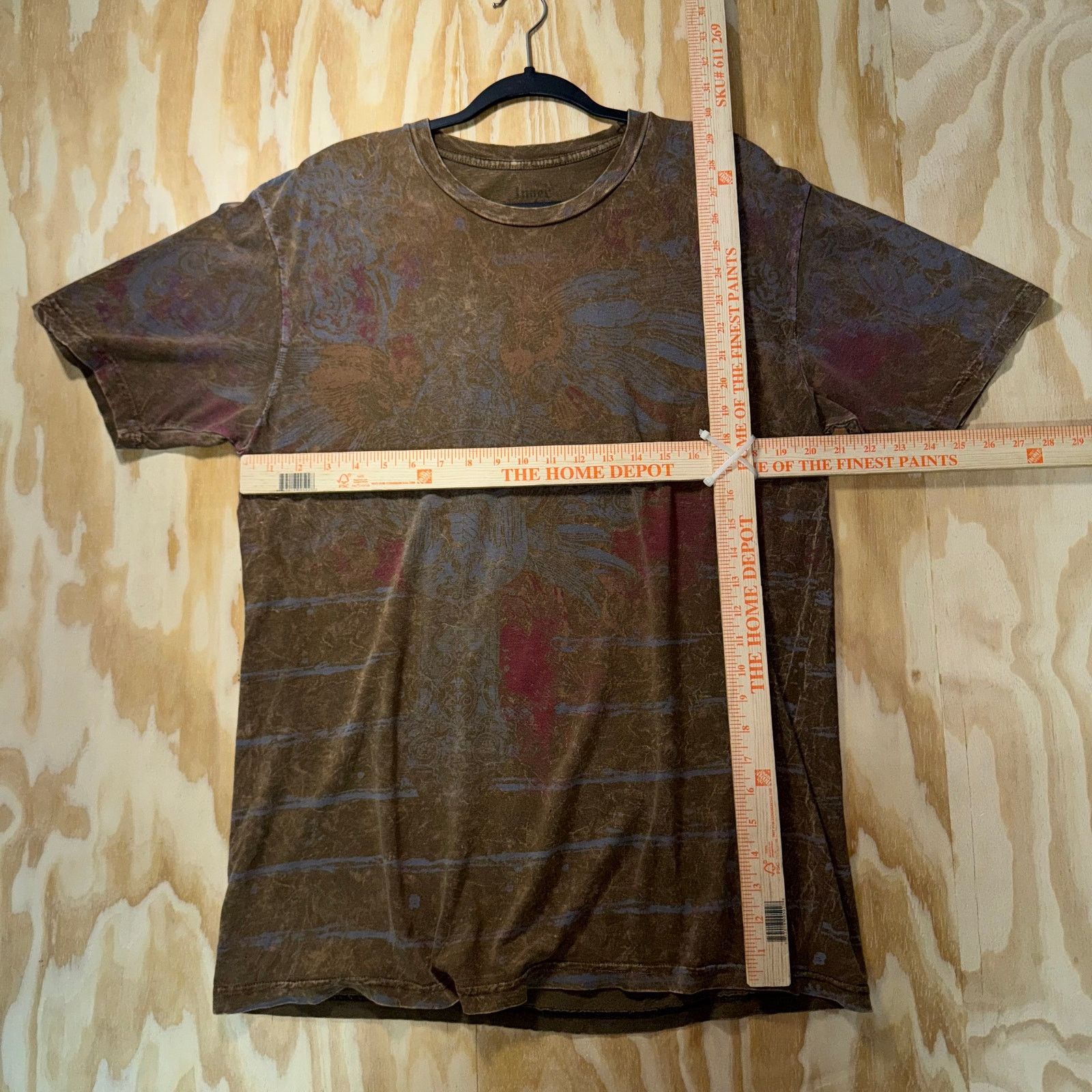 Vintage Vintage Y2K inner sanctum aop faded 00s grunge crest t-shirt Size US XL / EU 56 / 4 - 4 Thumbnail