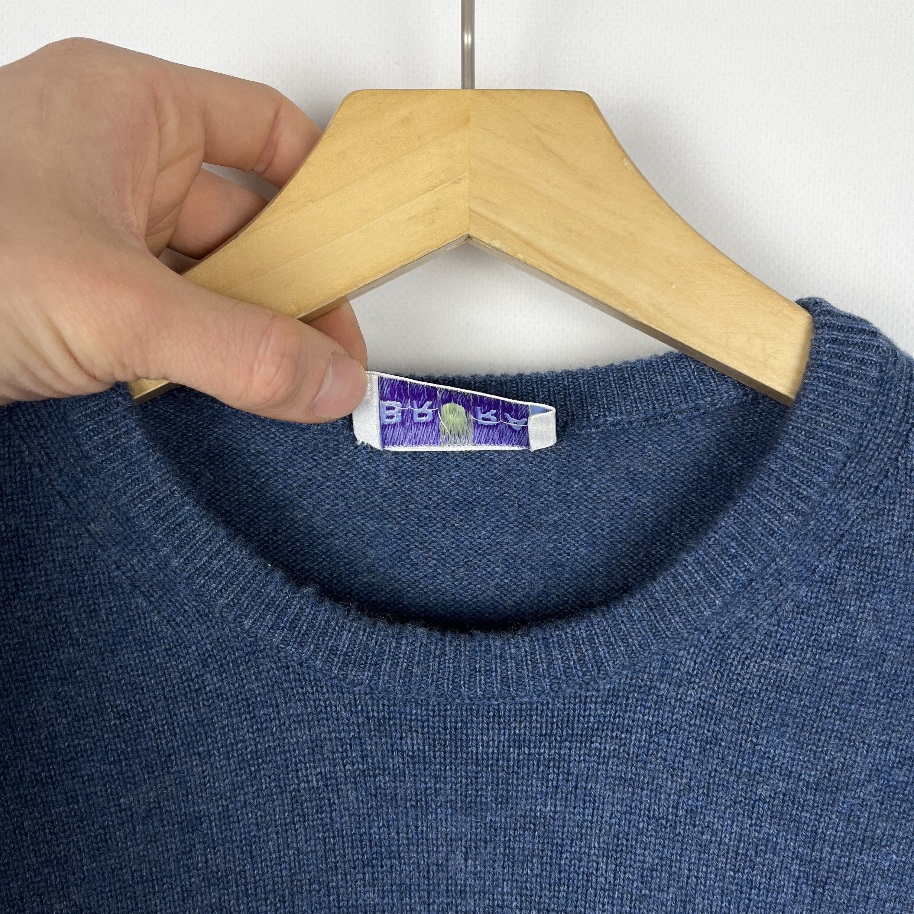 Other Vintage Brora 100% Cashmere Crewneck Sweater Size US L / EU 52-54 / 3 - 8 Thumbnail