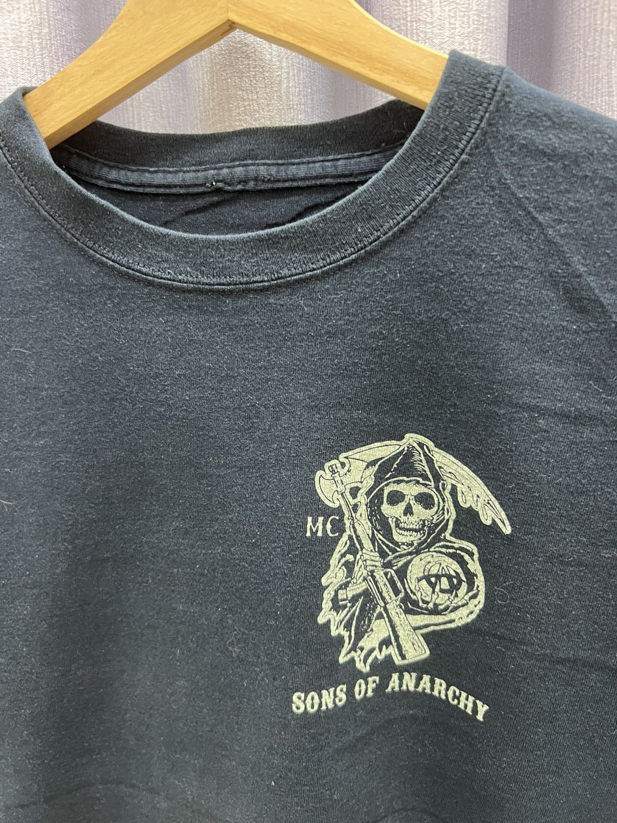 Vintage faded Y2K Sons Of Anarchy Missouri Mc Skull Movie tee Size US L / EU 52-54 / 3 - 5 Thumbnail