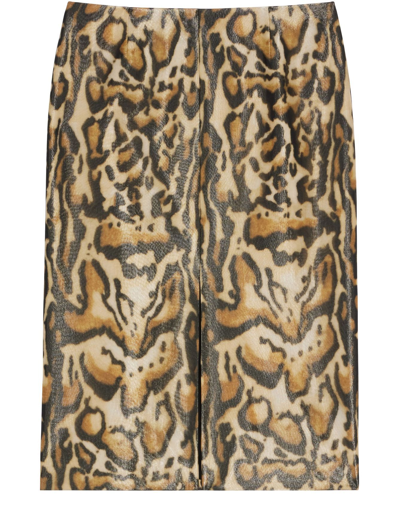 Celine o1w1db10824 Hobble Skirt in Silk Georgette in Leopard Size 28" / US 6 / IT 42 - 2 Thumbnail