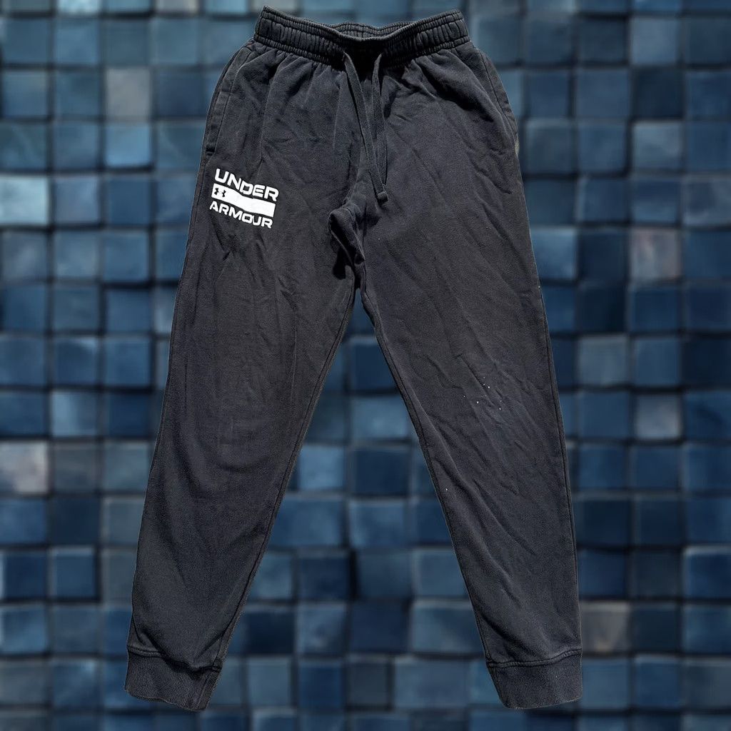 Under Armour Under Armour Rival Fleece Joggers Pants Mens Small Faded Black 1366366 FAIR Size US 29 - 1 Thumbnail