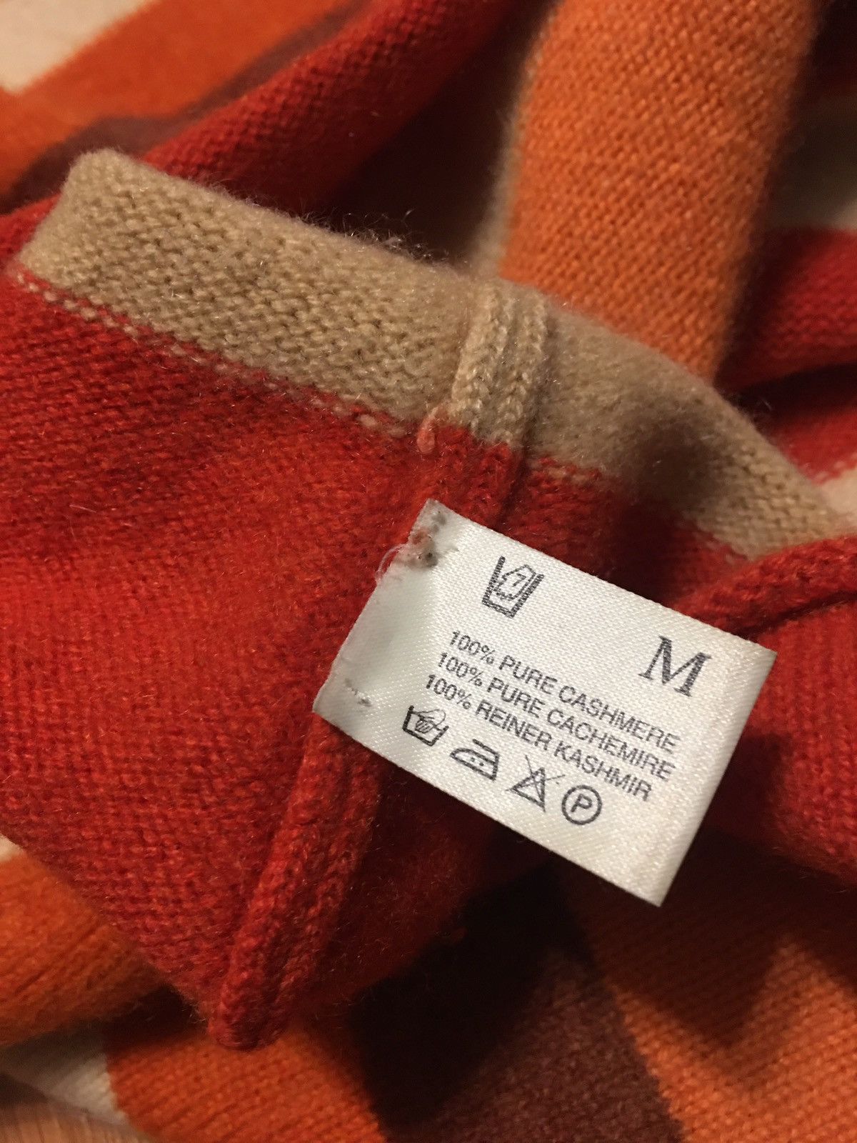 Designer HEARTBREAKER Cashmere Stripped Knit Cardigan Size M Size M / US 6-8 / IT 42-44 - 8 Thumbnail