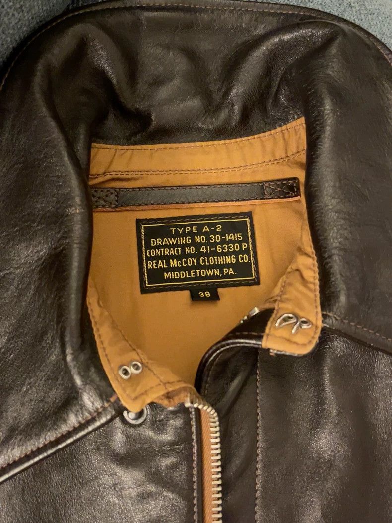 The Real McCoy's leather jacket Size US M / EU 48-50 / 2 - 6 Thumbnail