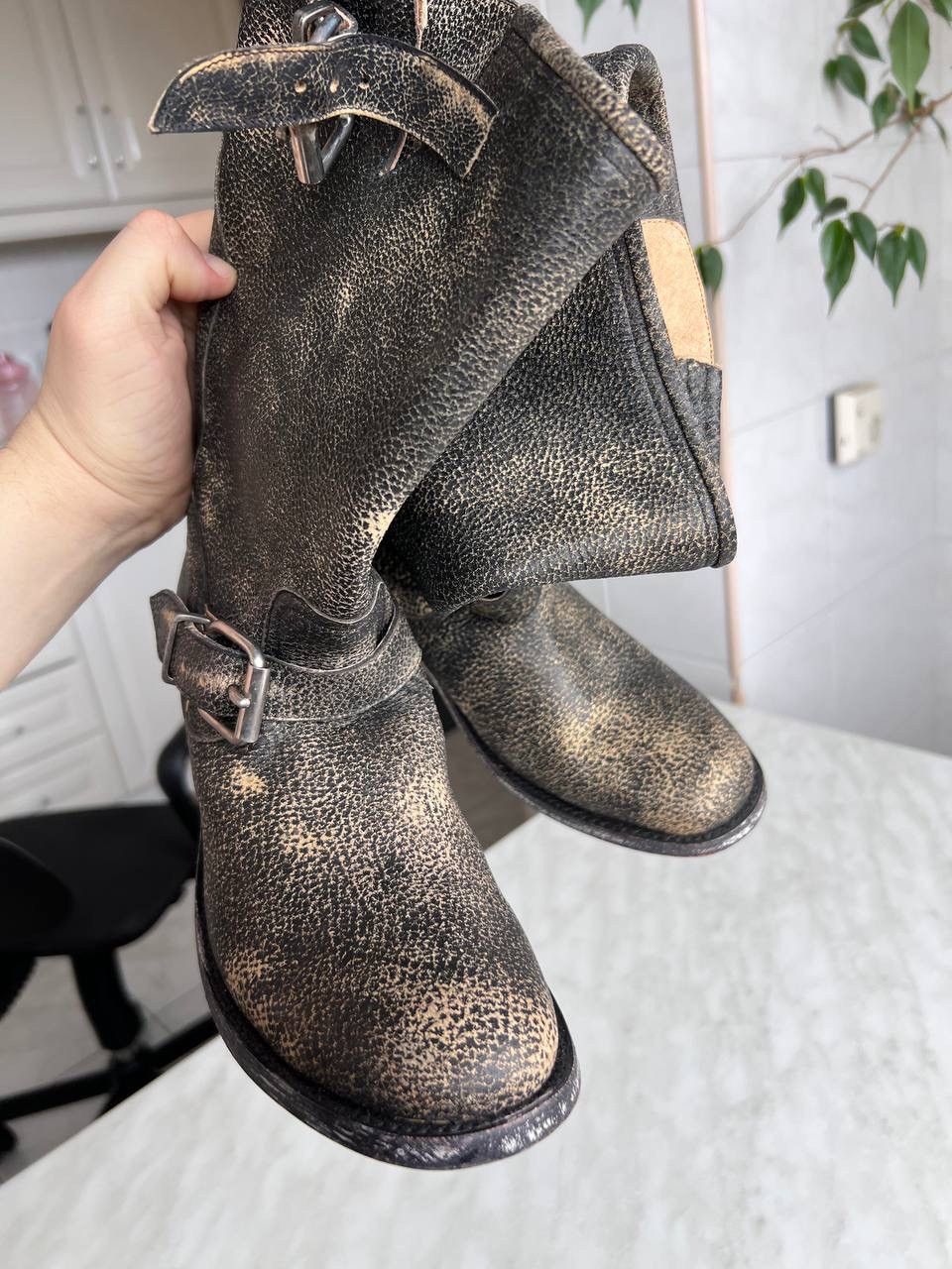 Other Marlboro Leather Ankle Boots Western cowboy mexico grunge Size US 6 / EU 39 - 2 Thumbnail