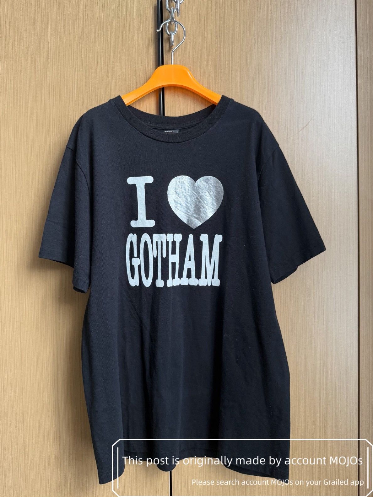 Japanese Brand × Number (N)ine Number Nine “I Love Gotham” Tee