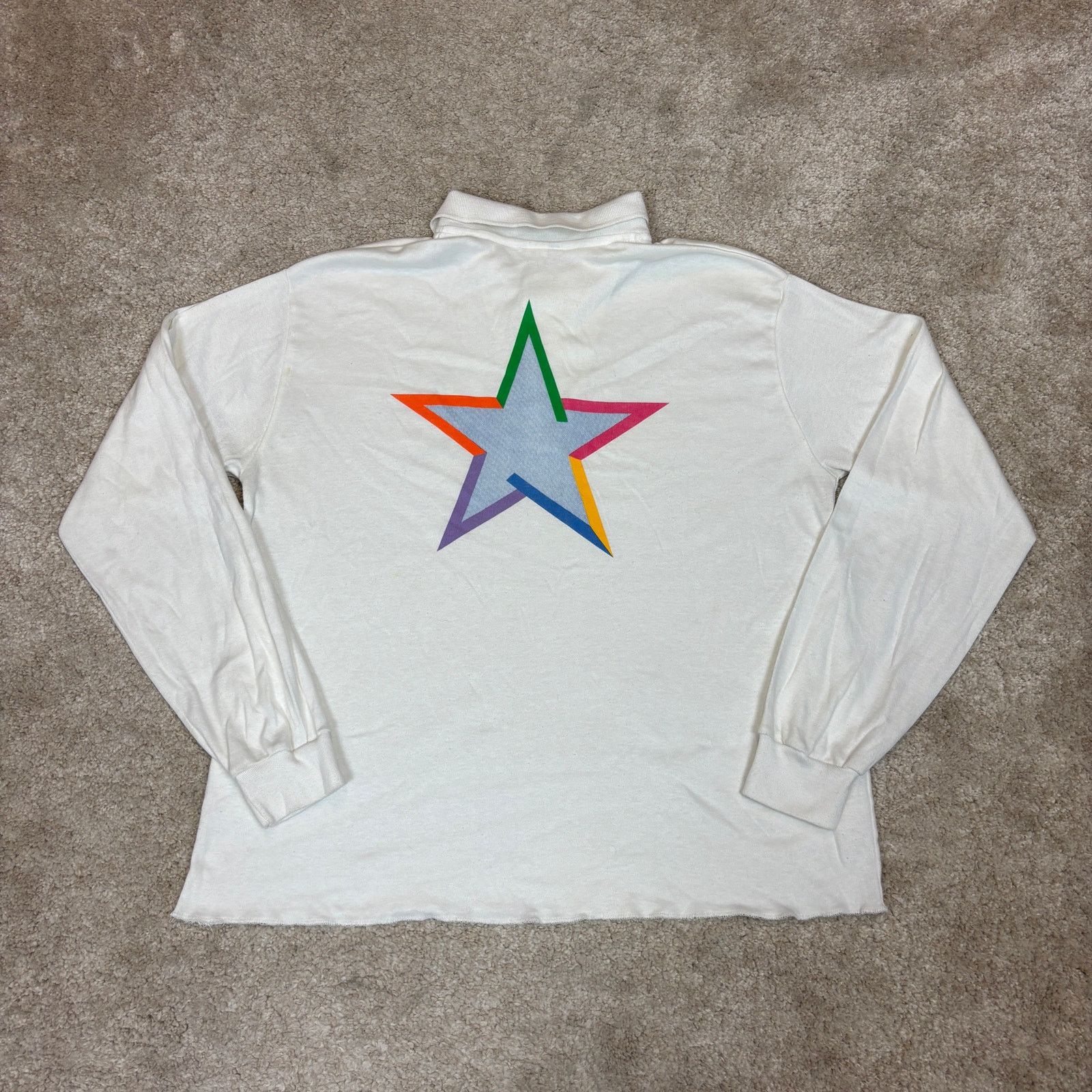 Levi's × USA Olympics × Vintage Vintage Levi's 1986 Olympics Long Sleeve Polo Shirt Men's L Size US L / EU 52-54 / 3 - 3 Thumbnail