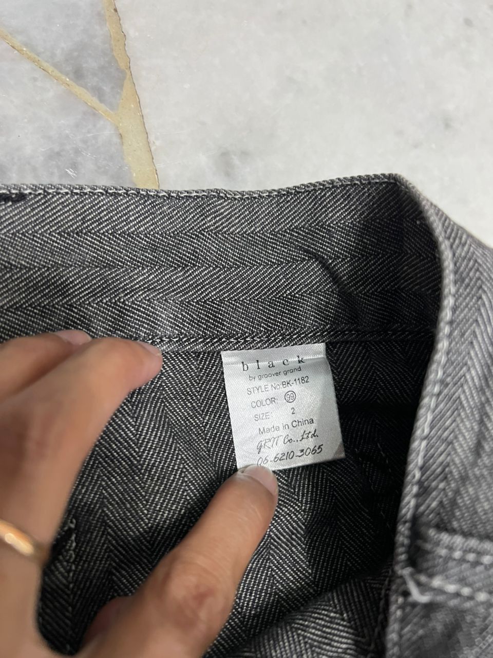 Japanese Brand Black by groover grand hickory pants Size US 33 - 7 Thumbnail