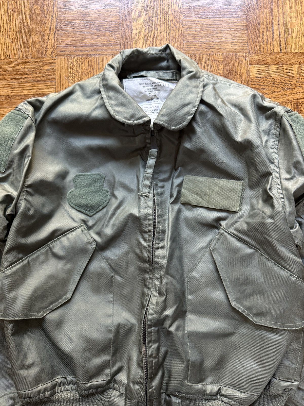 Vintage Vintage 80s USAF Flyer's Bomber Military Jacket Size US L / EU 52-54 / 3 - 4 Thumbnail