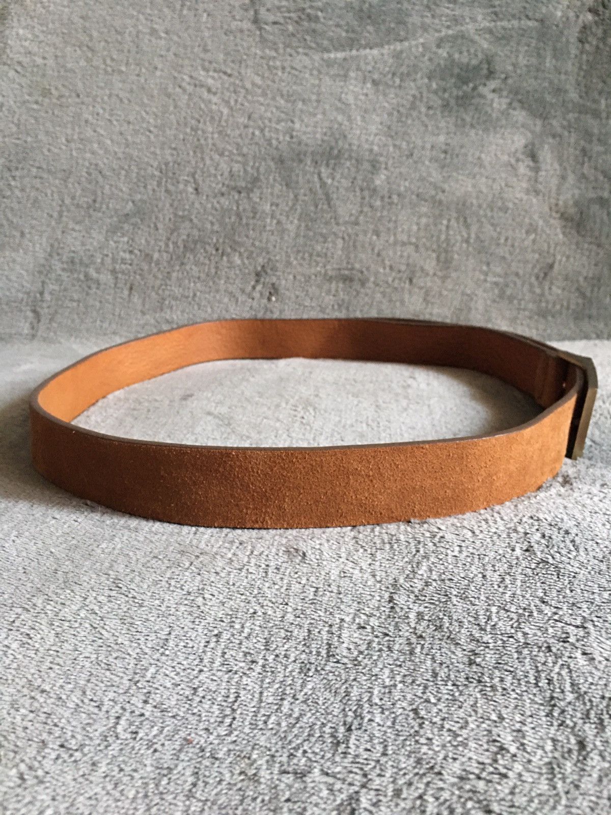 J.Lindeberg J. Lindeberg Brown Leather Italy Mens Belt Size 32 in Size 32 - 6 Thumbnail