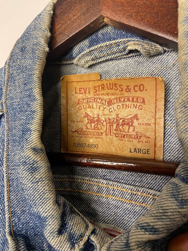 Designer Vintage 90s Deer Tracker Levis Medium Wash Denim Jacket Size US L / EU 52-54 / 3 - 6 Thumbnail
