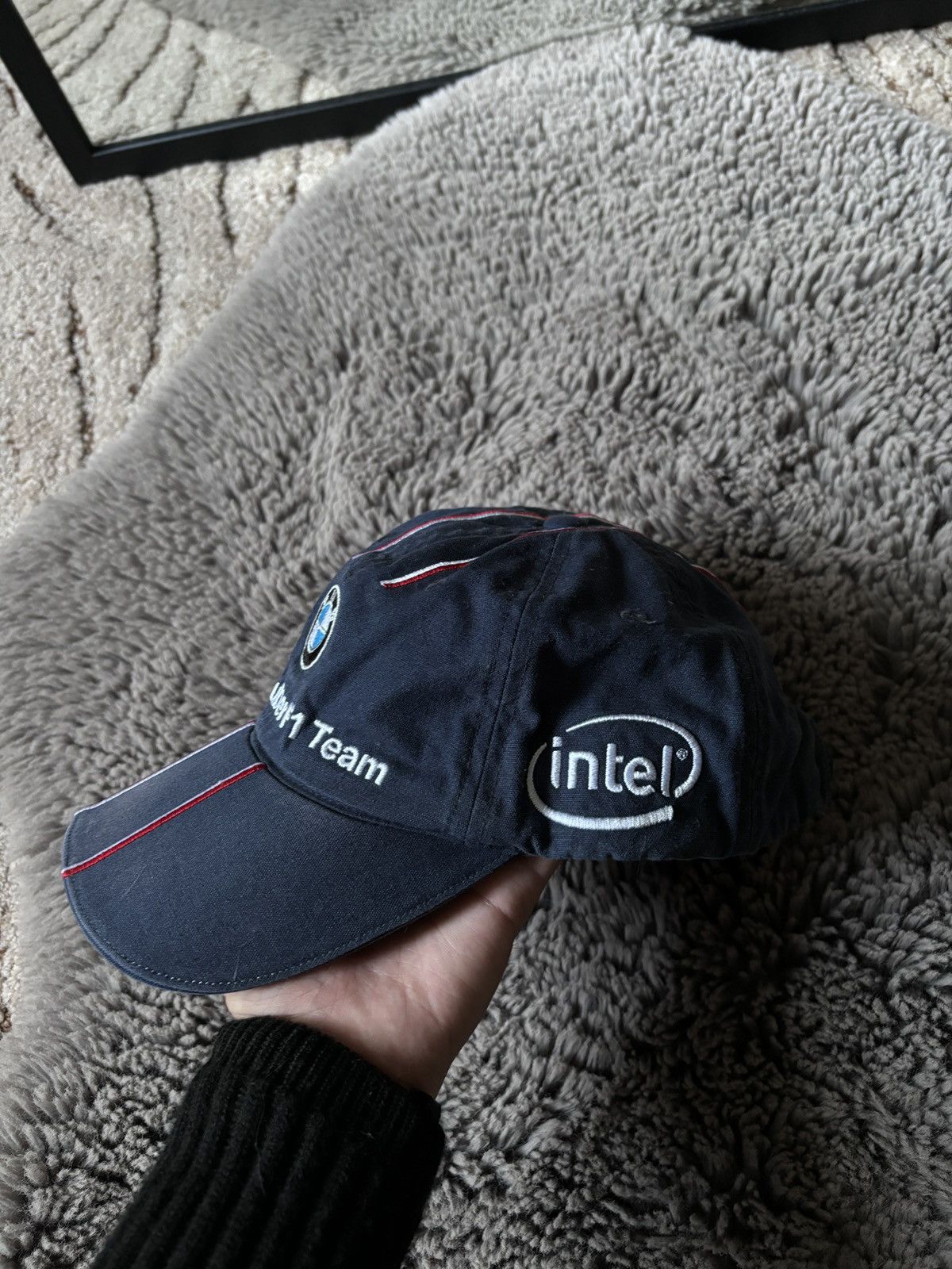BMW × Formula 1 × Vintage BMW Cap Vintage Sauber F1 Team Intel Petronas Racing hat Size ONE SIZE - 3 Thumbnail