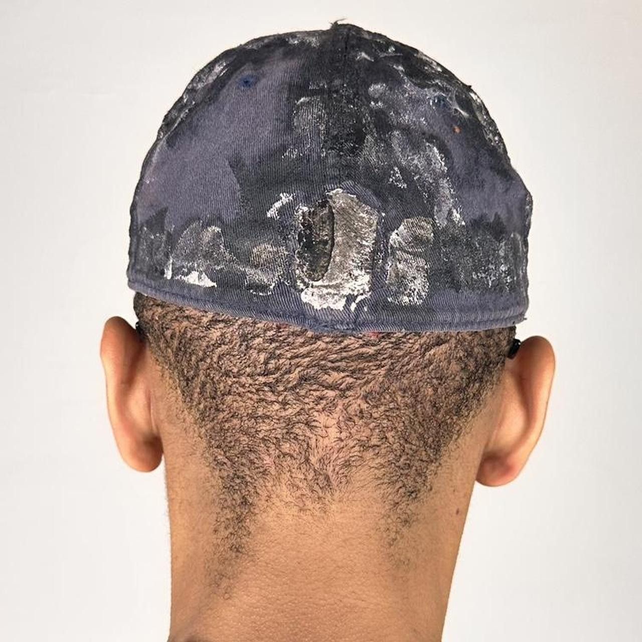 Other ASTROBOI* 'Property Of' Navy Painted Fitted Cap Size ONE SIZE - 8 Thumbnail