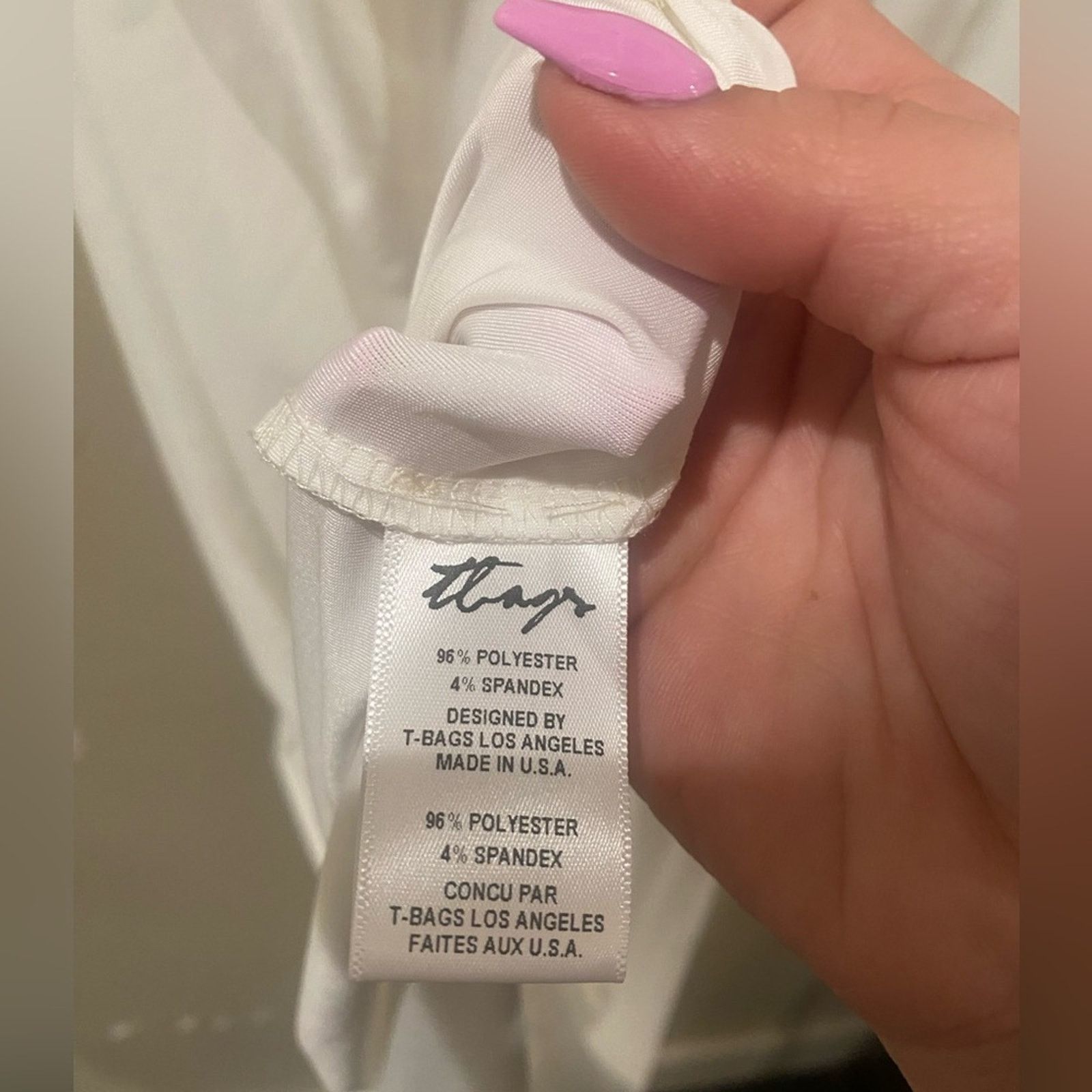 REVOLVE T-Bags LosAngeles Revolve Embroidered Front Maxi in White XS Size XS / US 0-2 / IT 36-38 - 6 Thumbnail