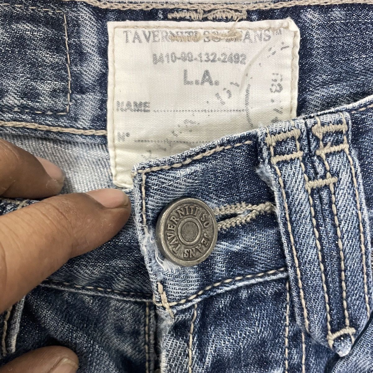 Jimmy Taverniti Vintage Jimmy Teverniti Denim Jeans Size 30" / US 8 / IT 44 - 5 Thumbnail