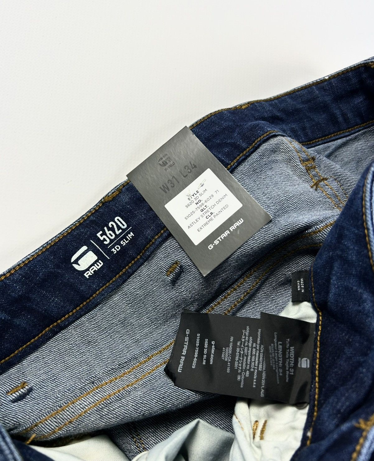 G-Star G-star raw 3D denim paint stains jeans Size US 32 / EU 48 - 10 Thumbnail