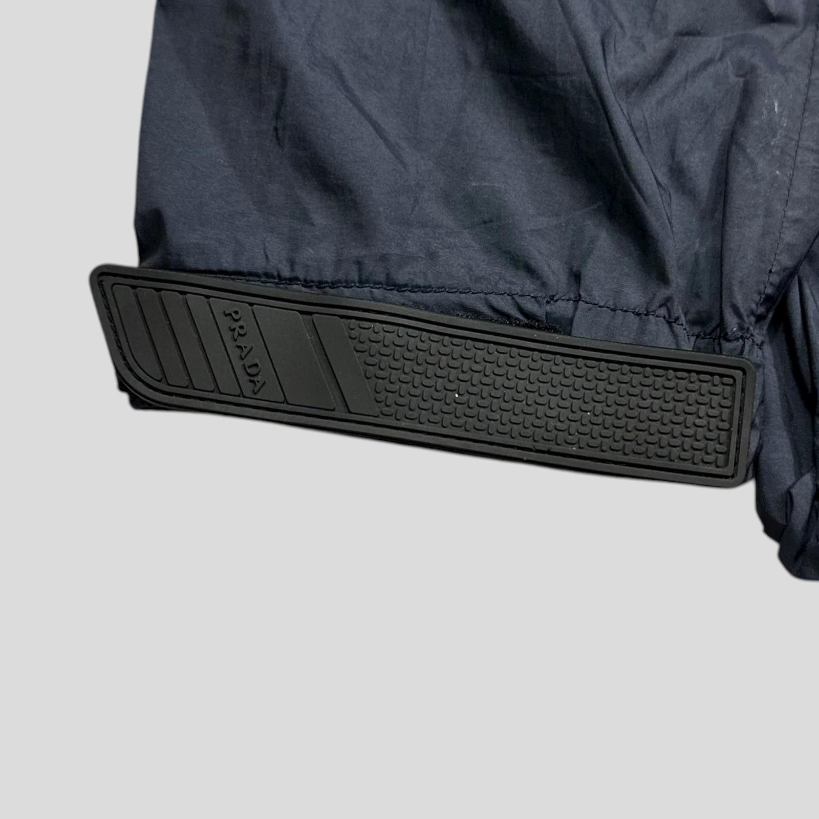 Prada Prada 2020 Rubber Logo Taped Seam Windbreaker Jacket - M Size US M / EU 48-50 / 2 - 5 Thumbnail