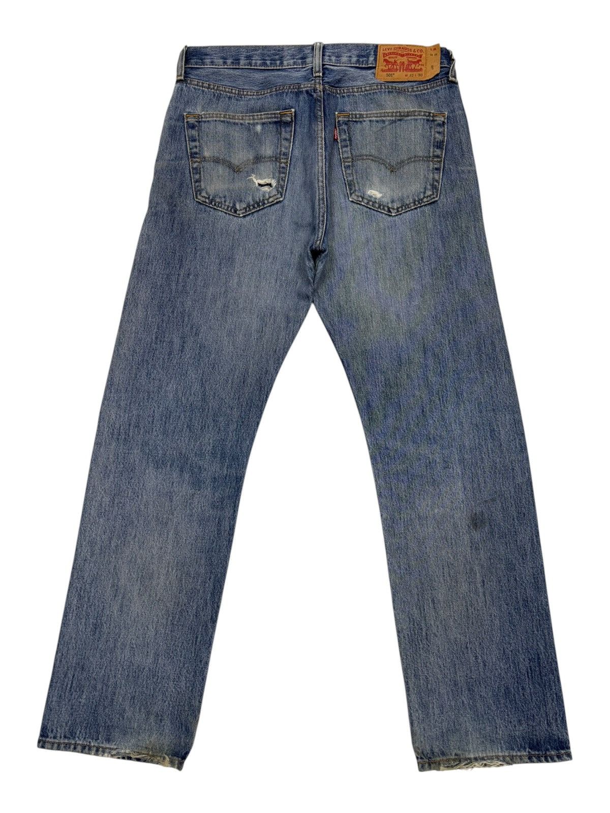 Levi's × Undercover Vintage Levis 501 Kurt Cobain Distressed Denim Jeans Size US 33 - 8 Thumbnail
