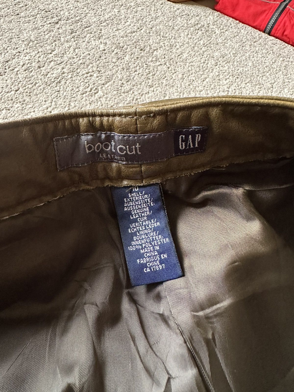 Gap FW2000 Gap bootcut Leather Pant Size US 30 / EU 46 - 8 Thumbnail