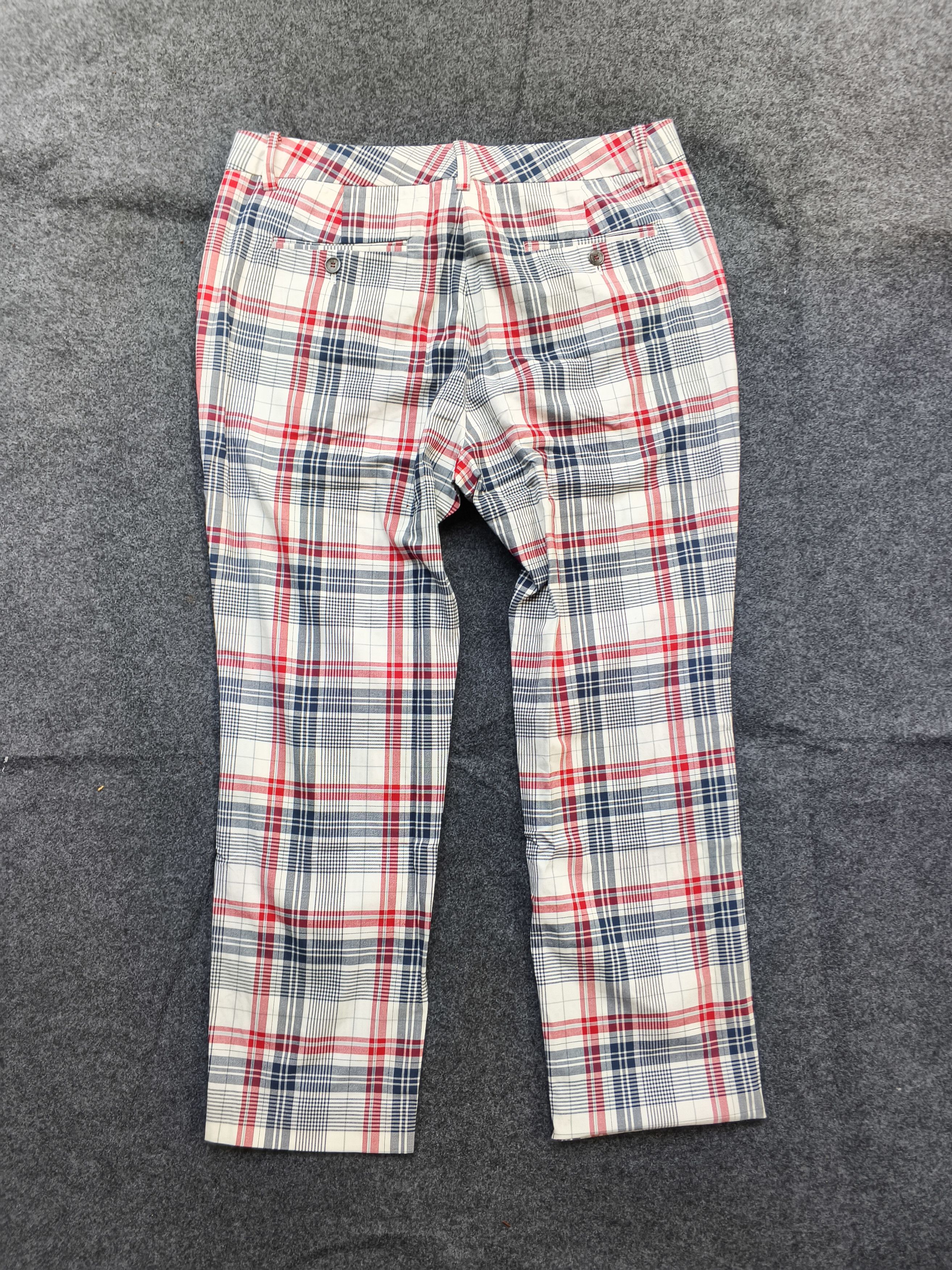 Japanese Brand INED By YOHJI YAMAMOTO PLAID PANT Size US 33 - 2 Thumbnail