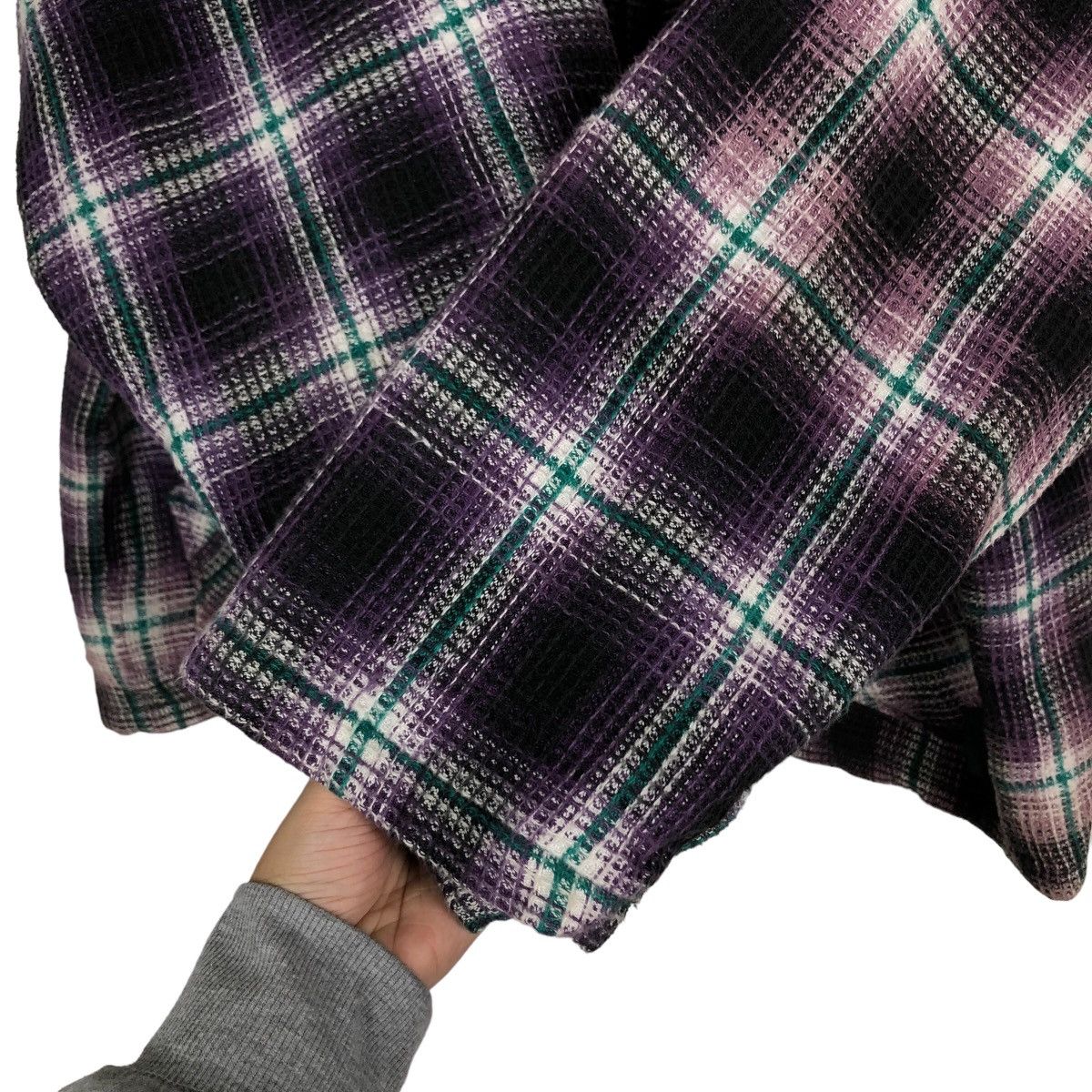 Japanese Brand 🔥90s Vintage Zipper Flannel Jacket Tartan Design West Surts Size US M / EU 48-50 / 2 - 11 Thumbnail