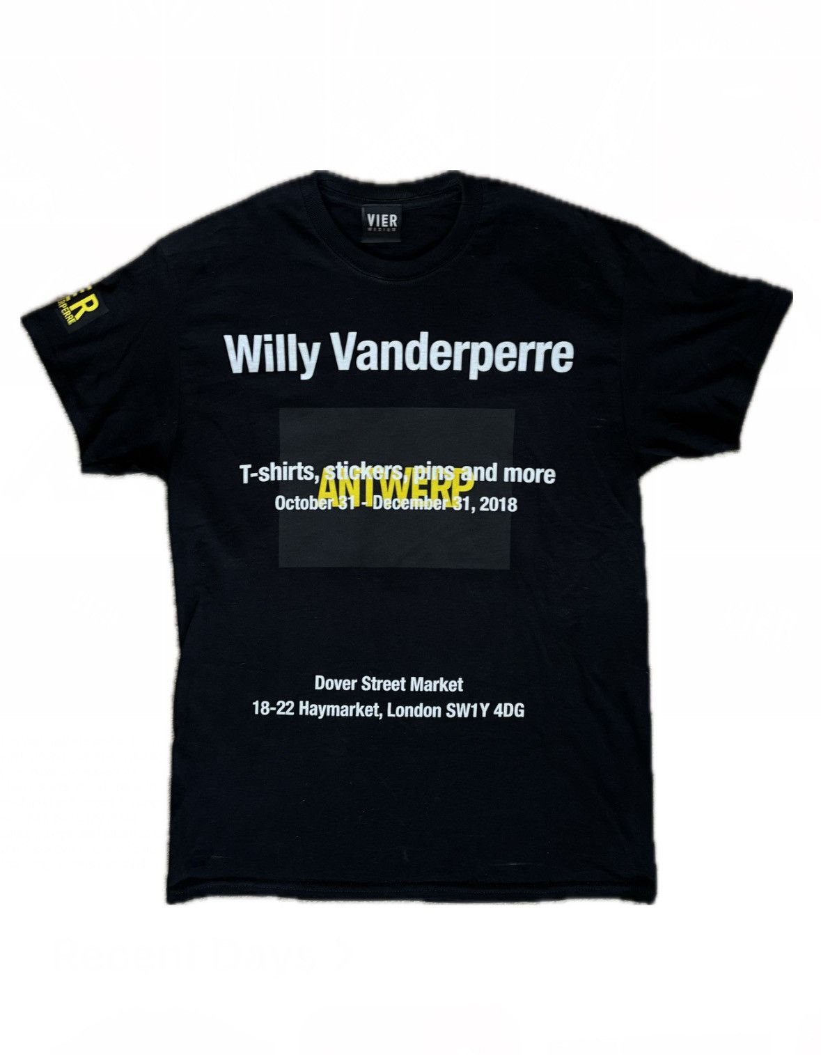 Dover Street Market ⚡️QUICK SALE⚡️ veir Willy Vanderperre DSM black T-shirt Size US M / EU 48-50 / 2 - 1 Thumbnail