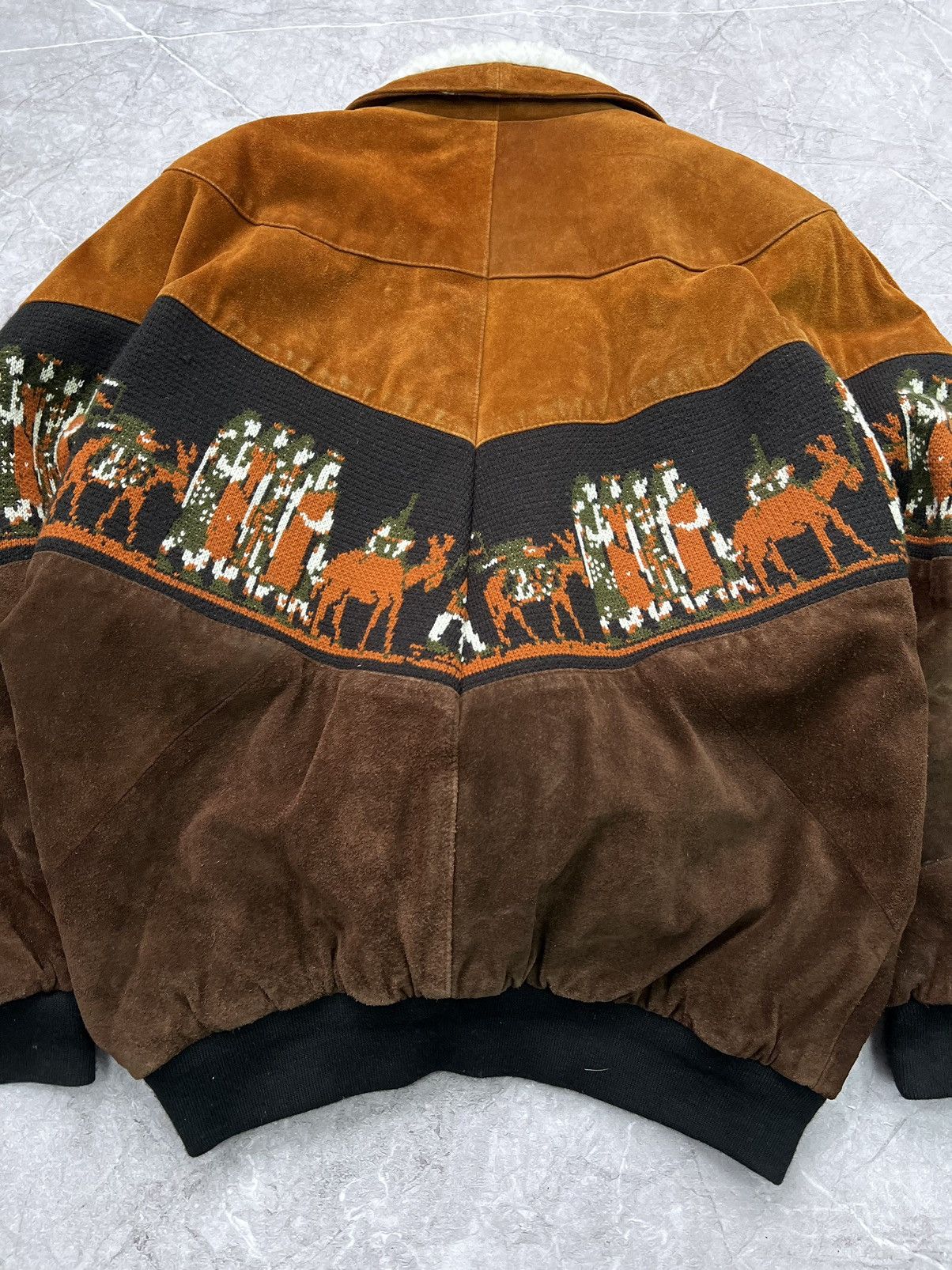If Six Was Nine × Vintage Vintage Suede Fringe Cowboy Western Leather Jacket Hype Rare Size US L / EU 52-54 / 3 - 14 Thumbnail