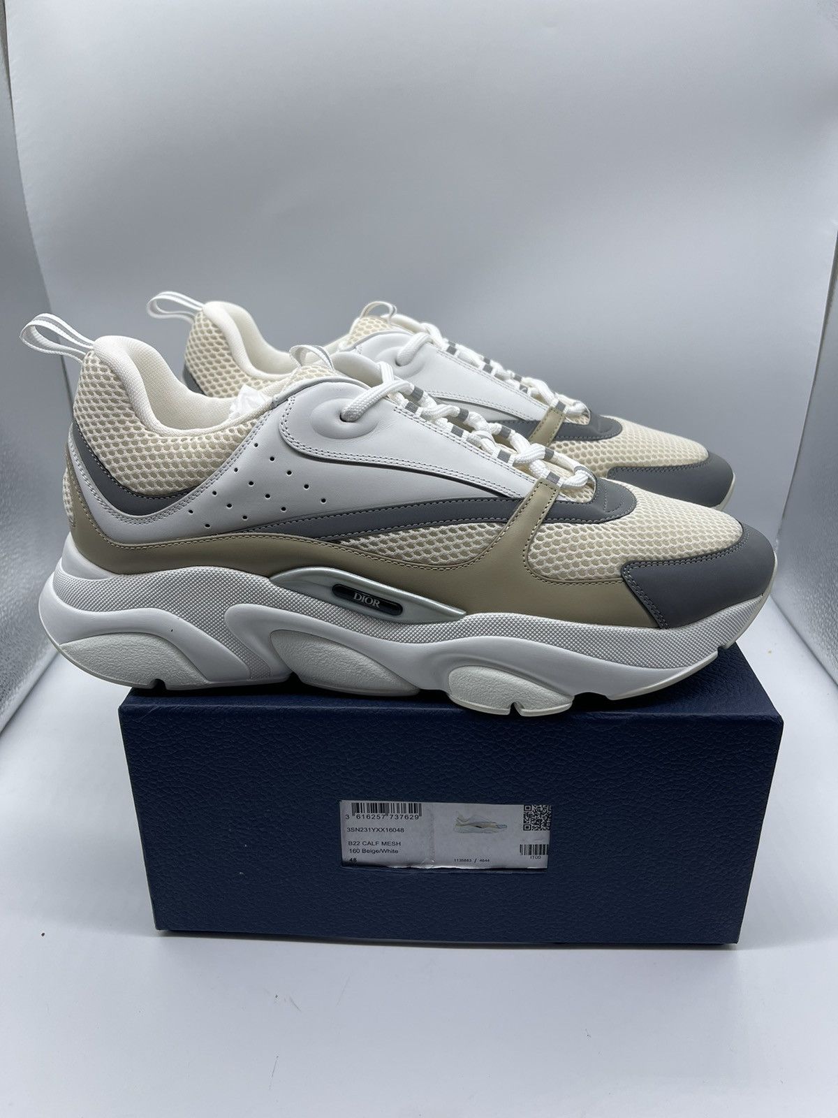 Dior Dior b22 beige Sneakers Size US 15 / EU 48 - 2 Thumbnail