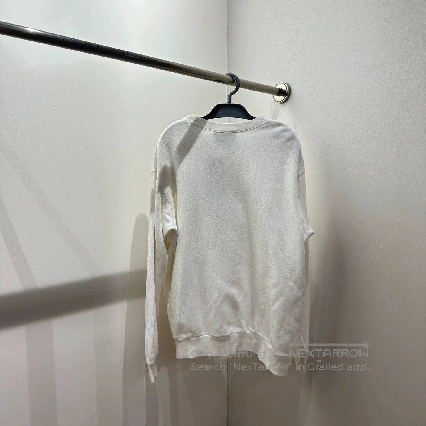 Gucci White Logo Print Long Sleeve Sweatshirt. Size US S / EU 44-46 / 1 - 2 Thumbnail