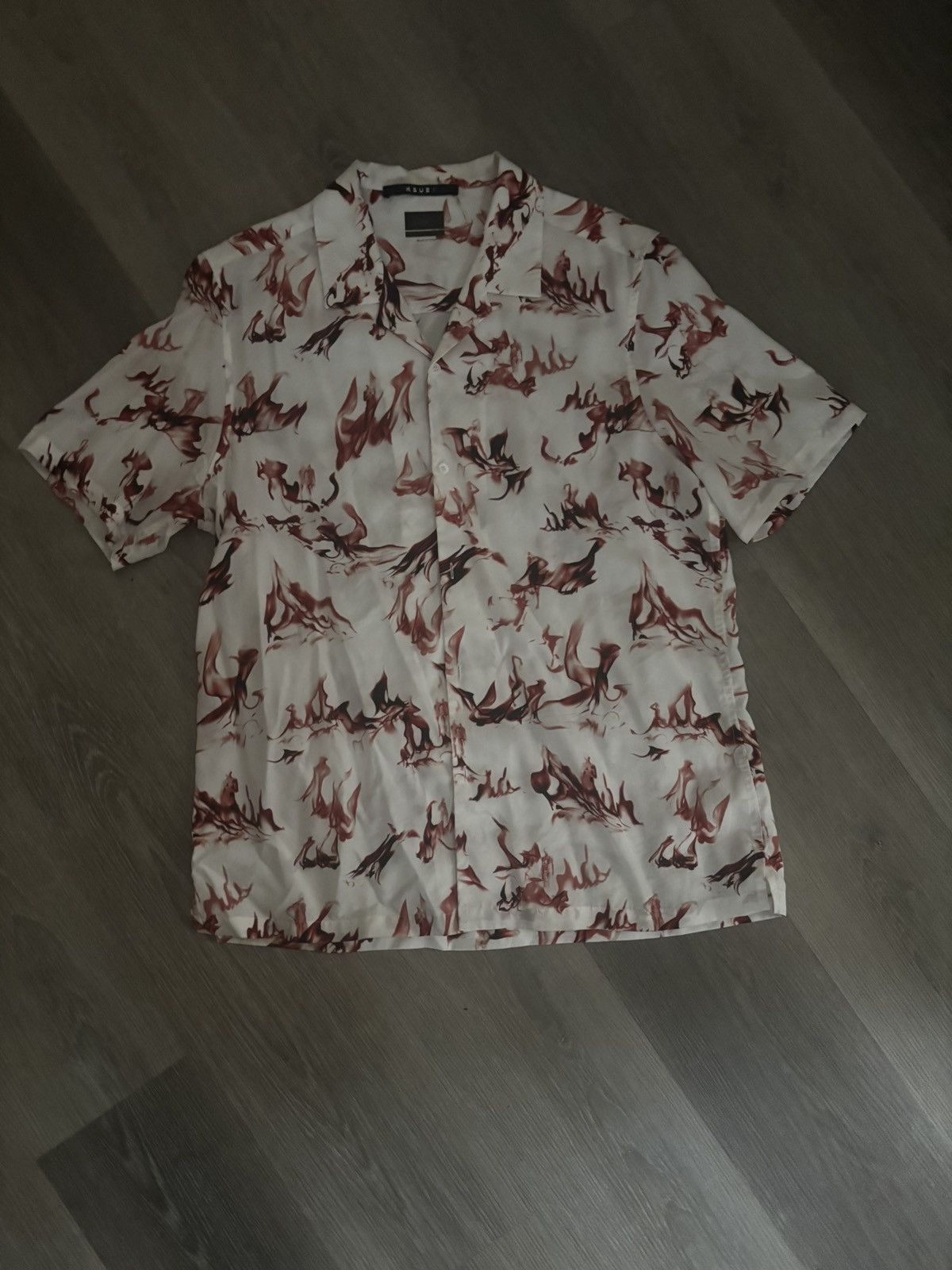 Designer × Ksubi KSUBI FLAME BUTTON UP Size US L / EU 52-54 / 3 - 3 Thumbnail