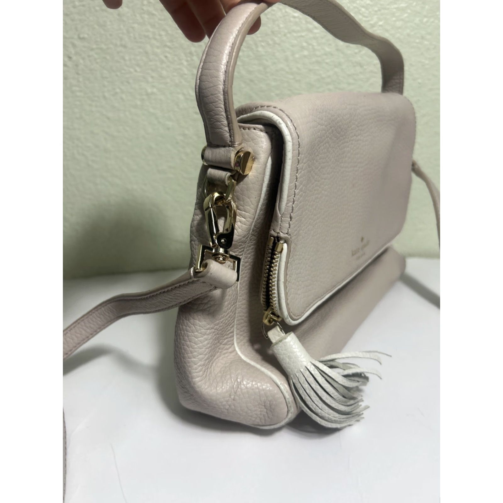 Vintage VINTAGE: No (omit) Kate Spade New York Chester Street Miri Blush Leather Shoulder Crossbody Purse Size ONE SIZE - 7 Thumbnail