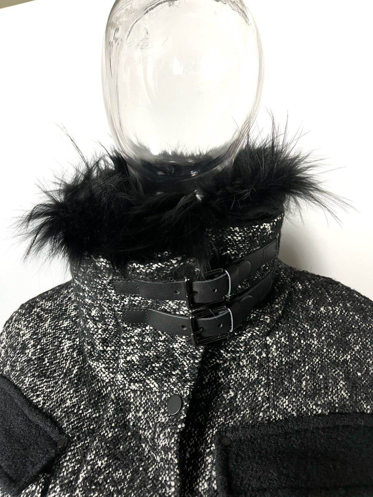 Gerard Darel Gerard Darel tweed coat jacket fur trim collar Size M / US 6-8 / IT 42-44 - 3 Thumbnail