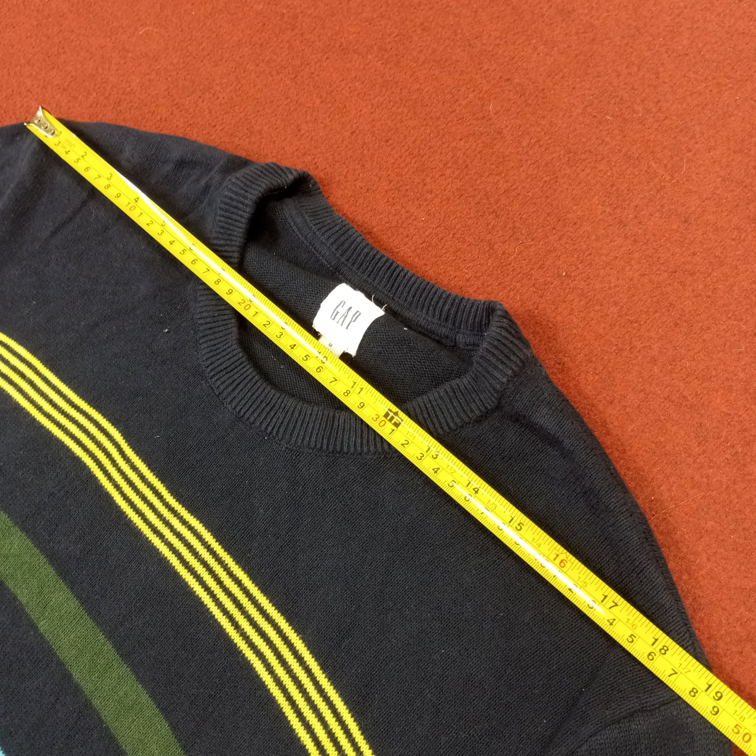 Gap × Vintage GAP Colourful Stripes Design Knitwear Sweater Size US M / EU 48-50 / 2 - 8 Thumbnail