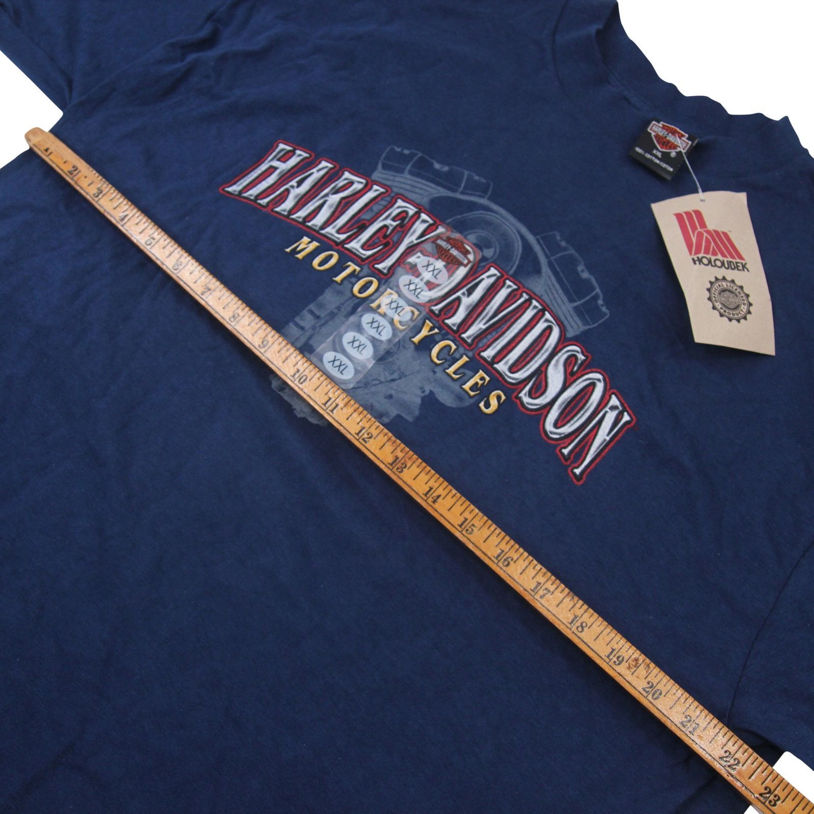 Harley Davidson NWT Vintage Harley Davidson Graphic T Shirt Size US XXL / EU 58 / 5 - 5 Thumbnail