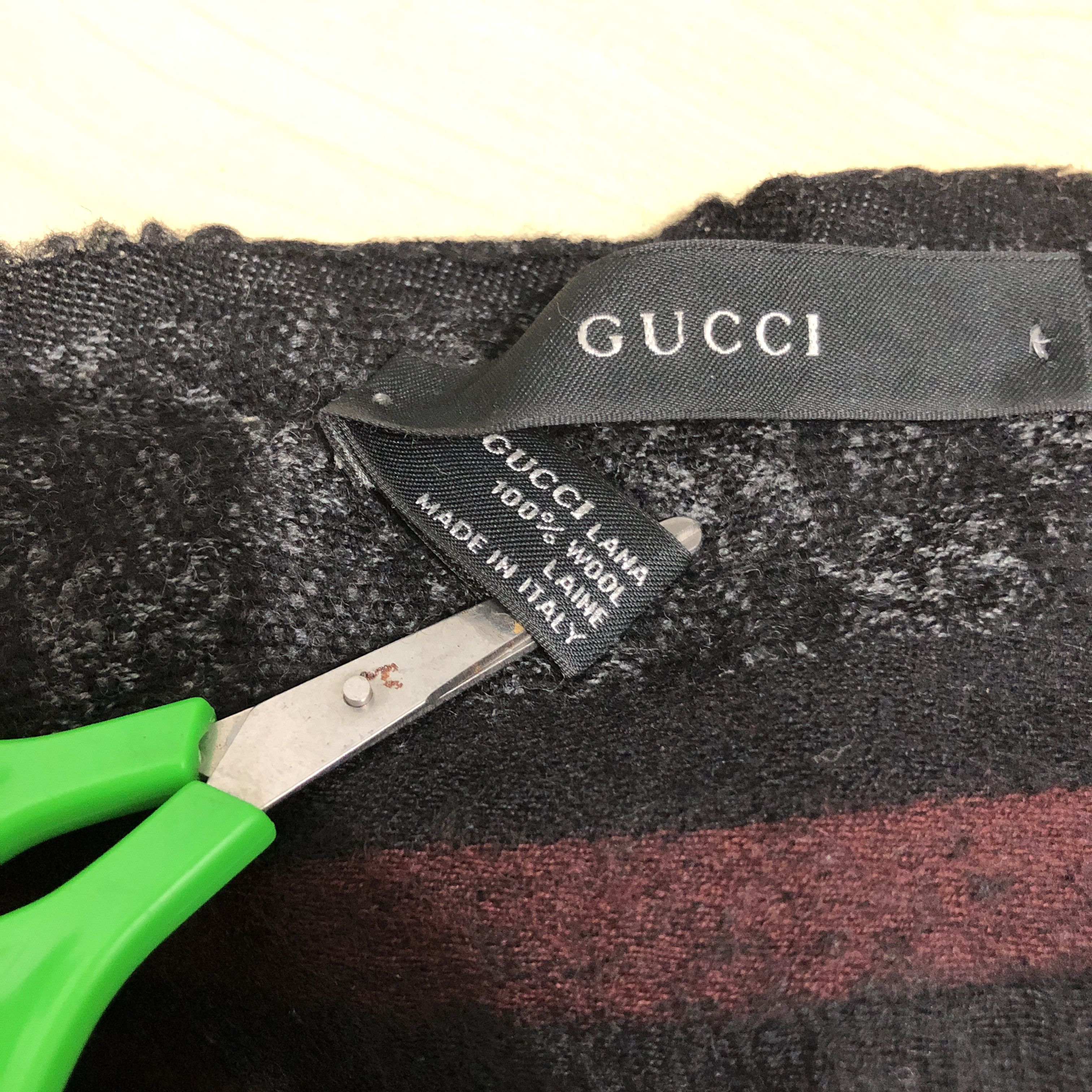 Gucci Gucci GG Monogram Wool Scarf Muffler V1756 Size ONE SIZE - 5 Thumbnail