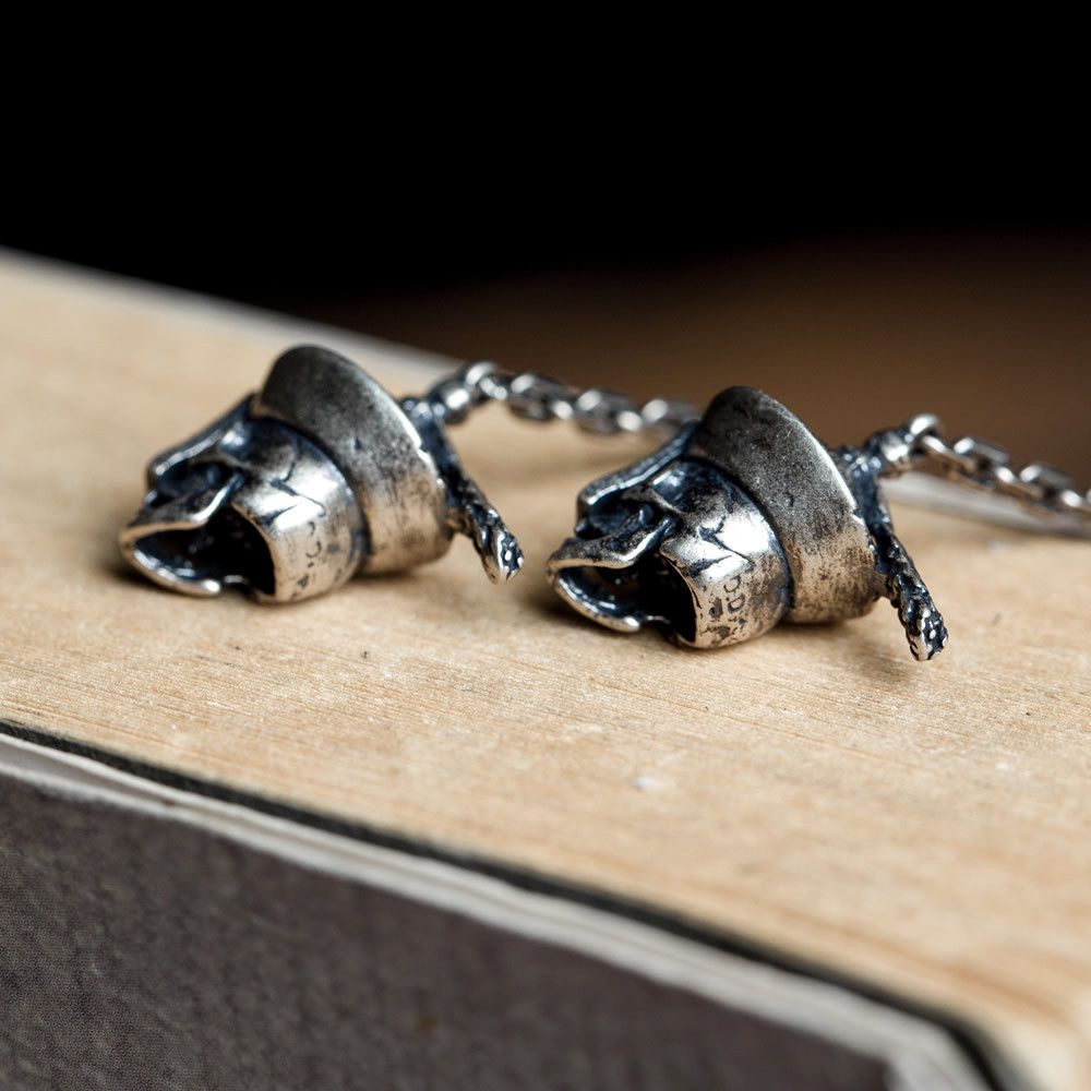 Jewelry Modern Earrings One Pairs Chrome Jewelry Size ONE SIZE - 2 Thumbnail